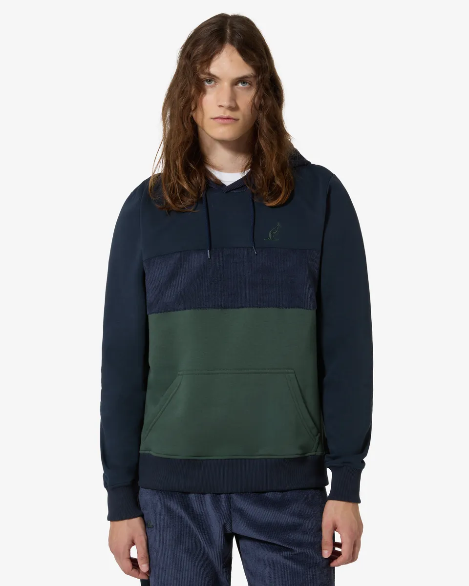 australian-style-hoodie-felpa-corduroy-blu-navy-con-cappuccio-made-in-italy image 1
