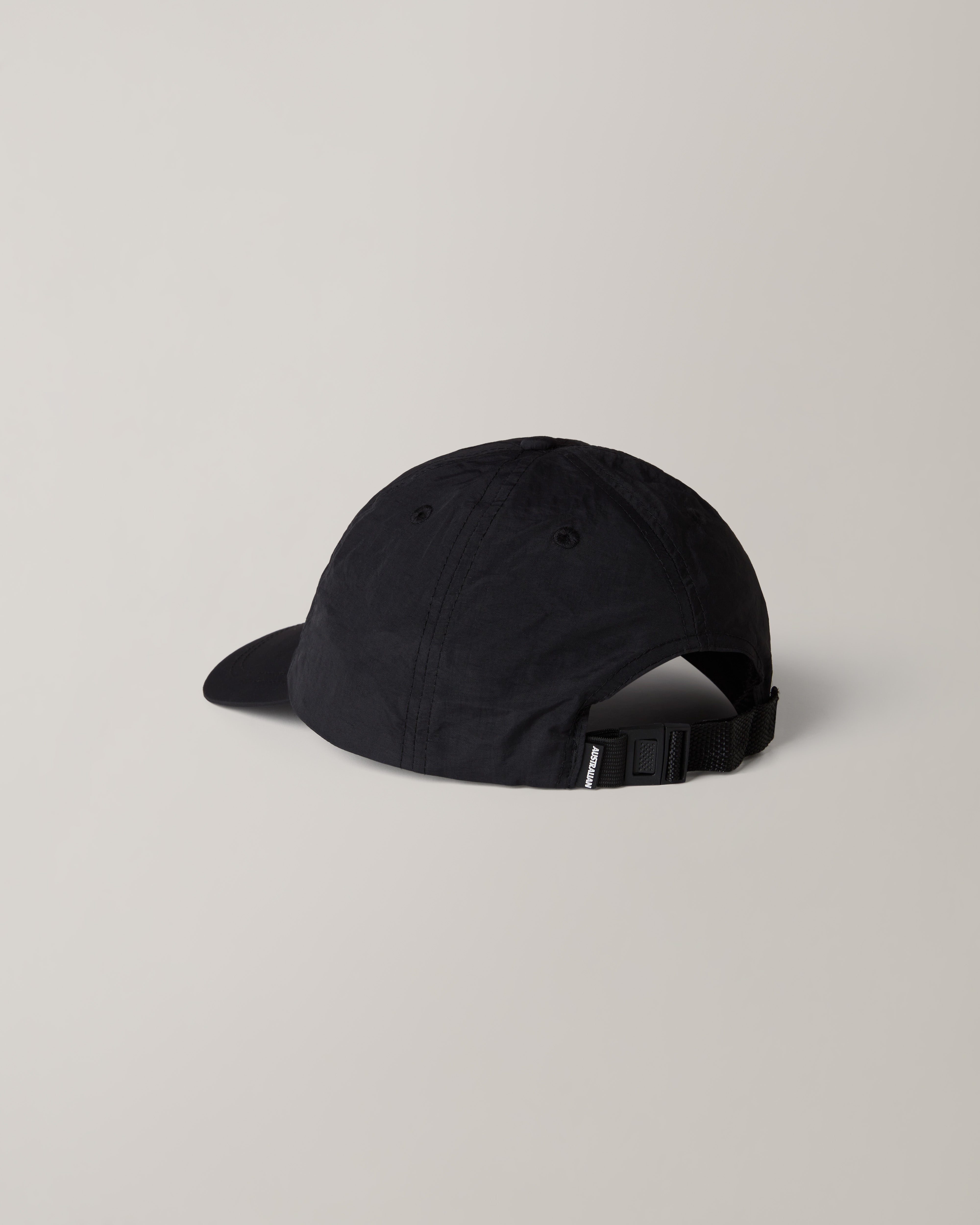 australian-technical-cap-cappellino-tecnico-nero-con-logo-gommato image 2