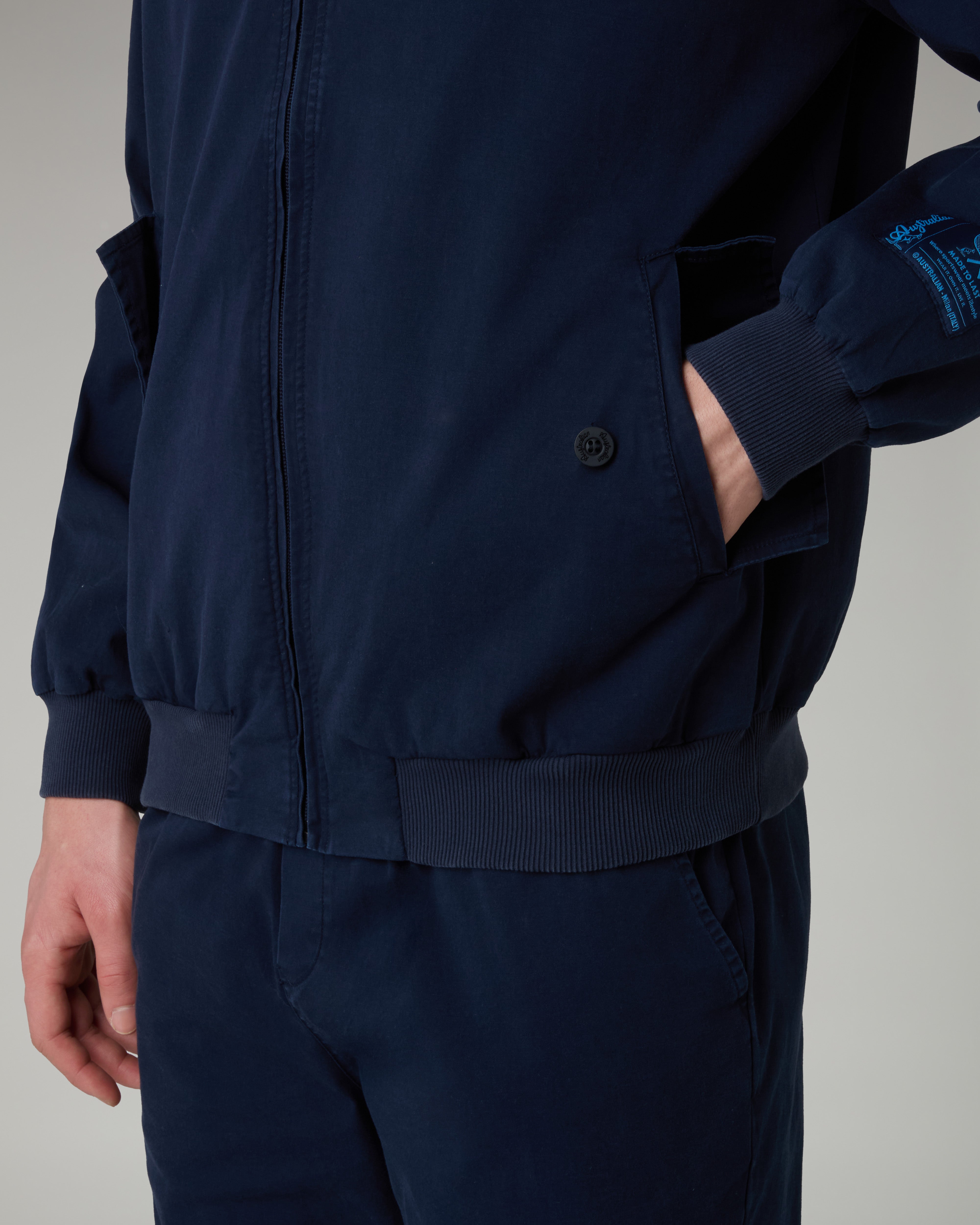 australian-doric-city-giacca-cotton-twill-eclipse-blue image 5