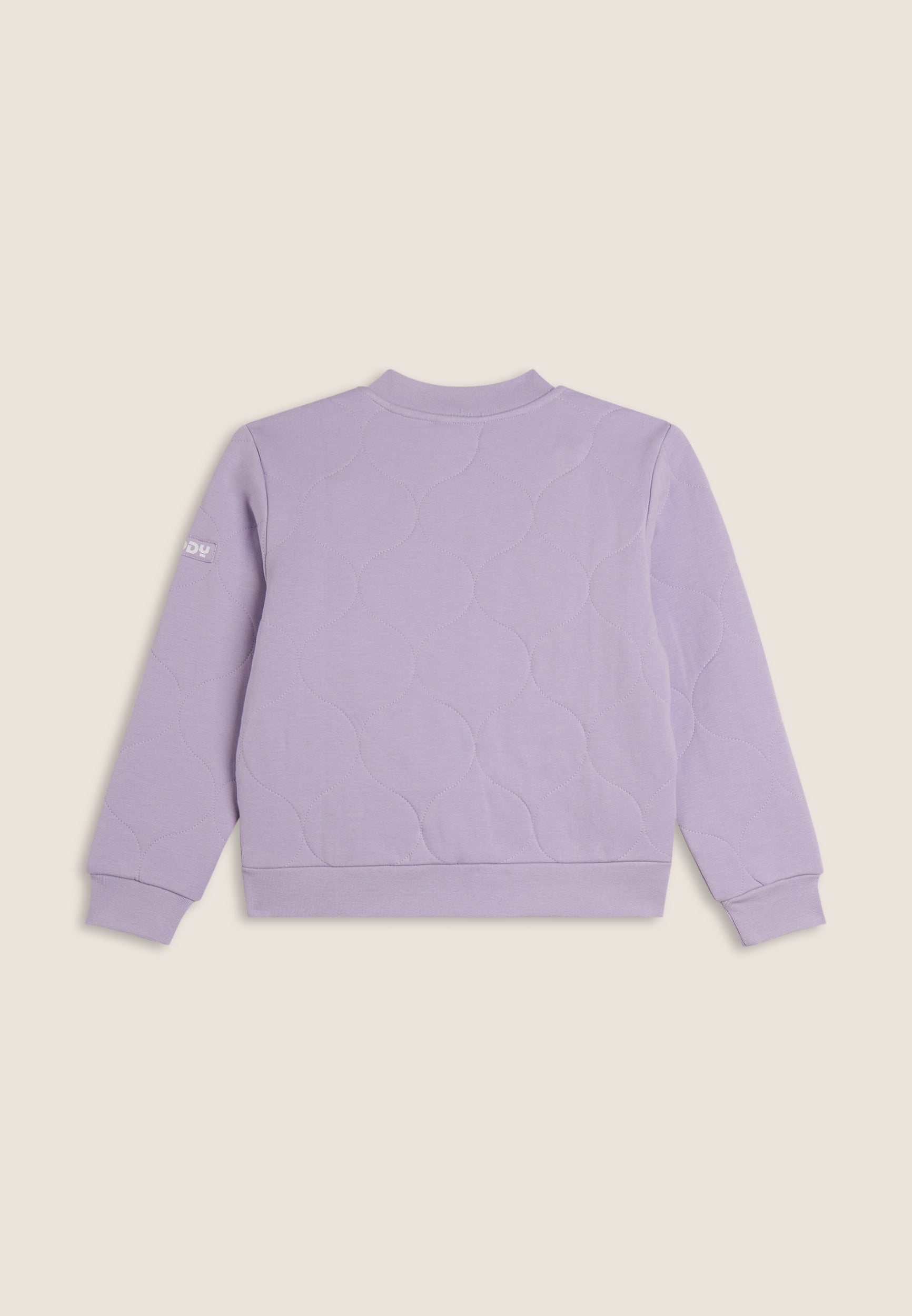 freddy-felpa-bambina-texturizzata-full-zip-collo-bomber image 5