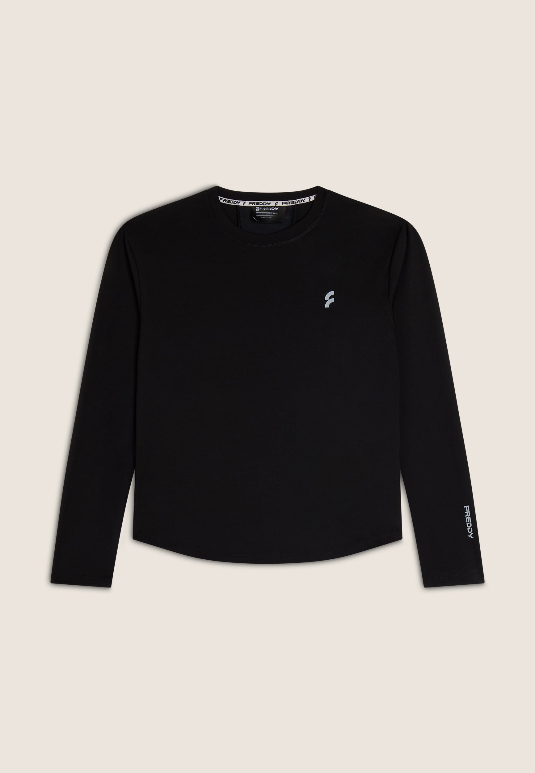 freddy-wr-up-t-shirt-uomo-manica-lunga-tecnica-con-inserto-mesh image 1