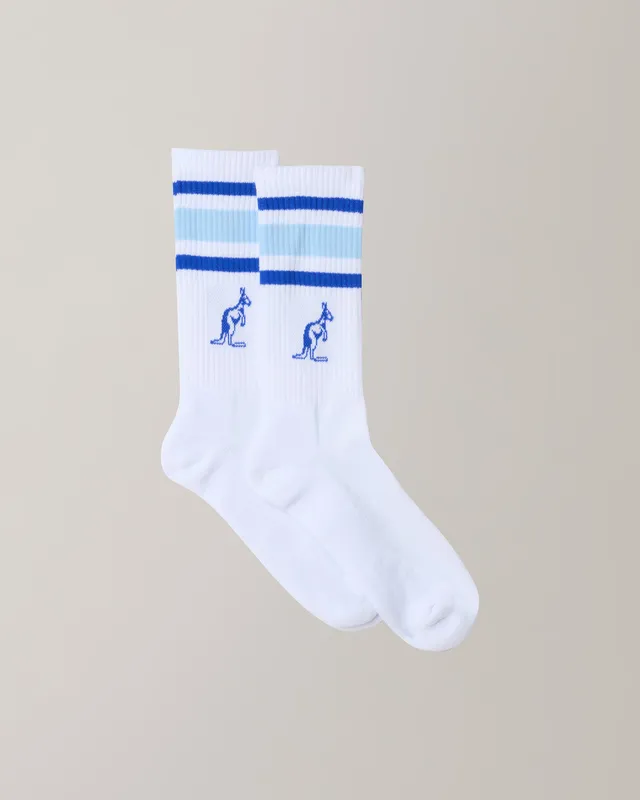 australian-stripes-socks-calze-tennis-in-cotone image 1