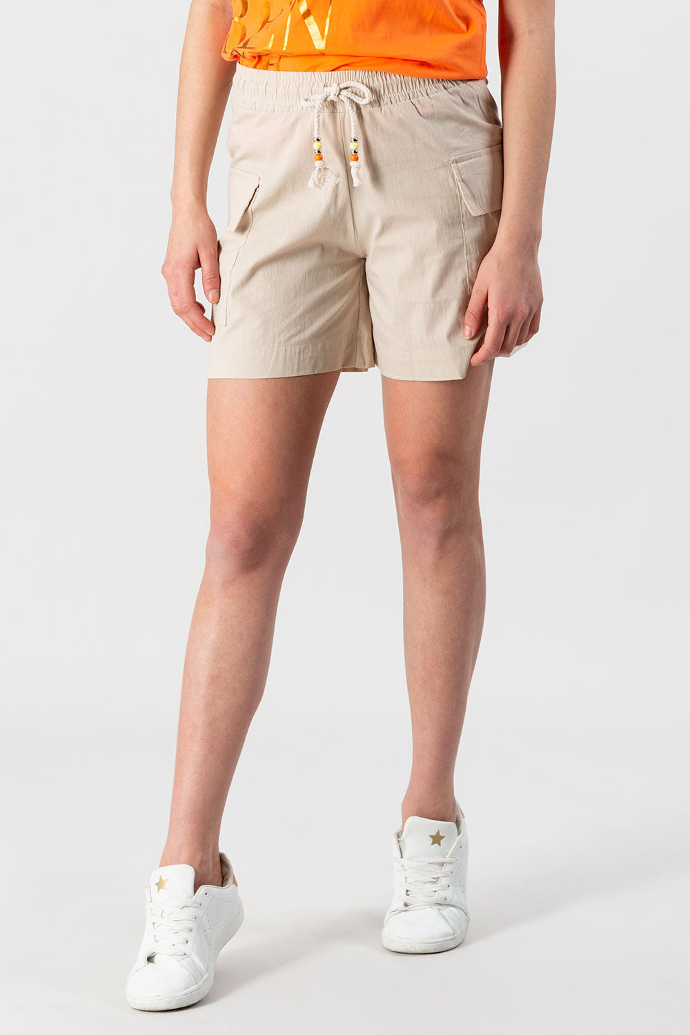 dimensione-danza-bermuda-in-popeline-di-cotone-cargo-donna image 1