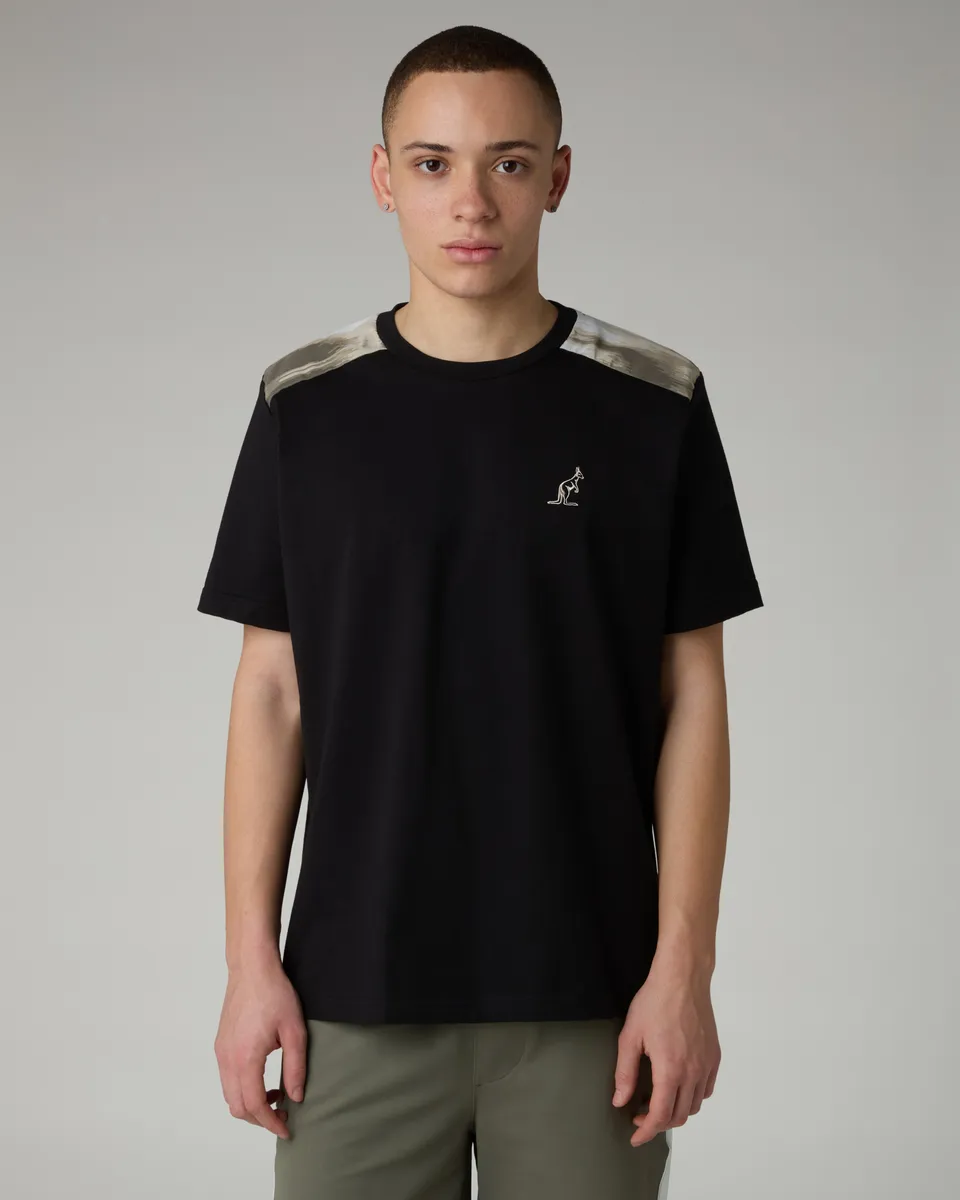 australian-doric-cotton-t-shirt-nera-t-shirt-cotone-uomo image 1