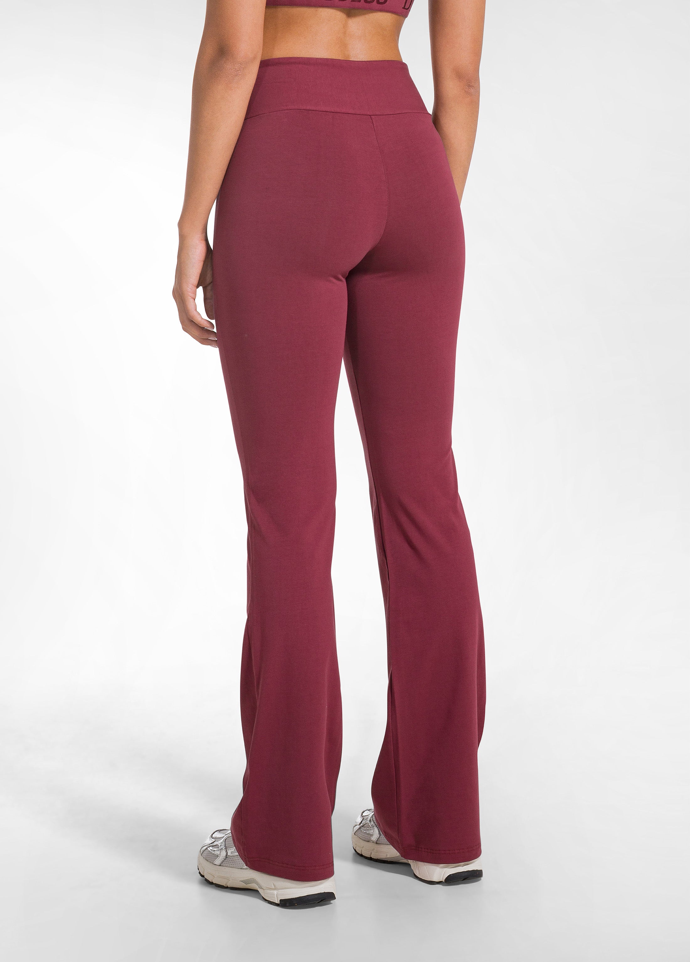deha-d42016-panta-jazz-jersey-stretch-rosso-vita-alta image 3