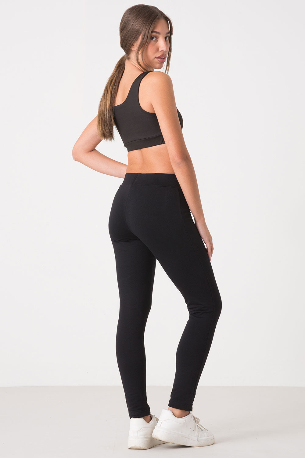 dimensione-danza-basic-panta-jazz-in-felpa-stretch-garzata-vita-alta image 2
