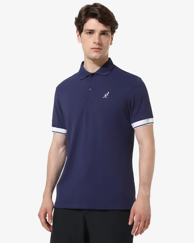 australian-icon-polo-blu-cosmo-tecnica-regular-fit image 1