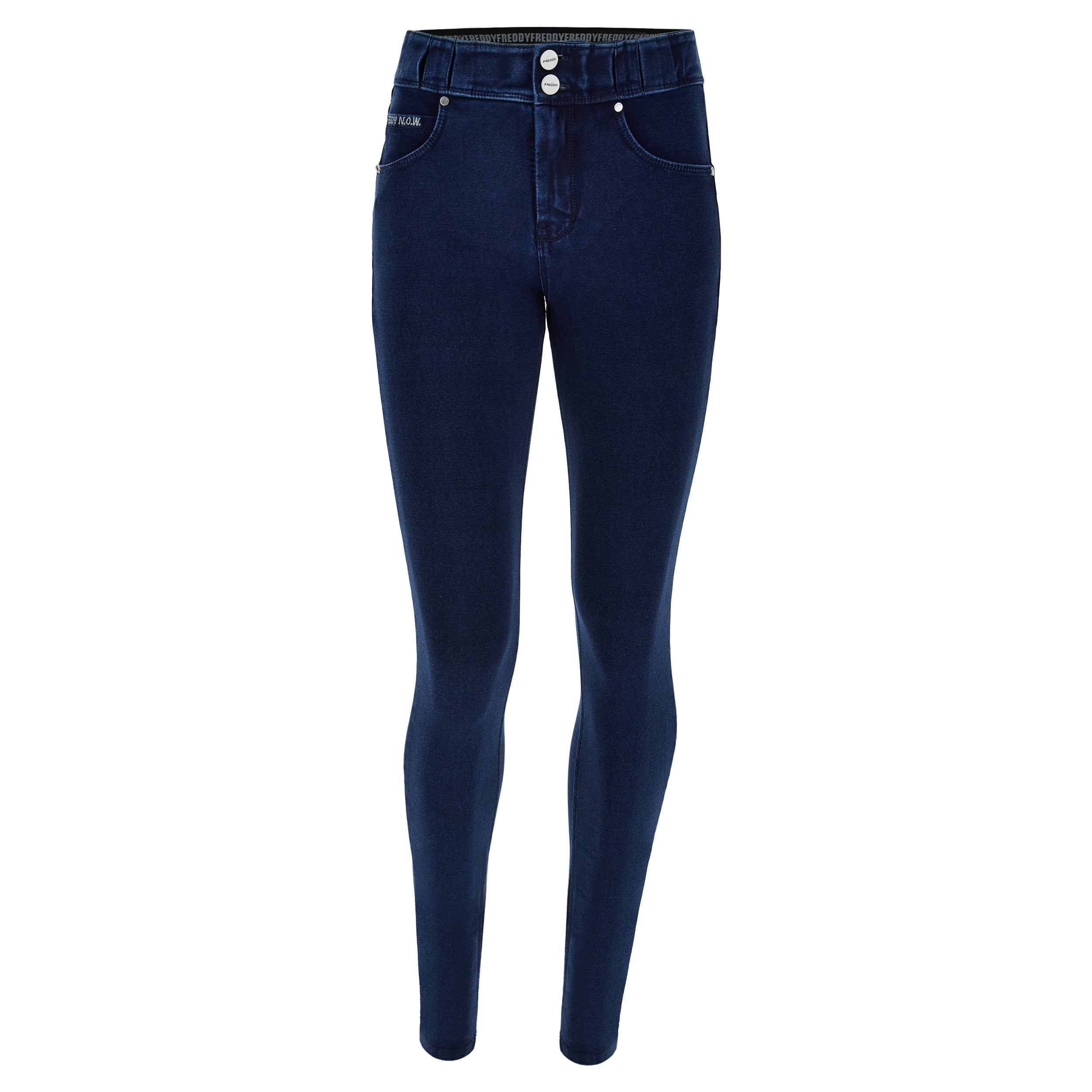 freddy-n-o-w-pants-slim-fit-effetto-denim-fondo-stretto image 5