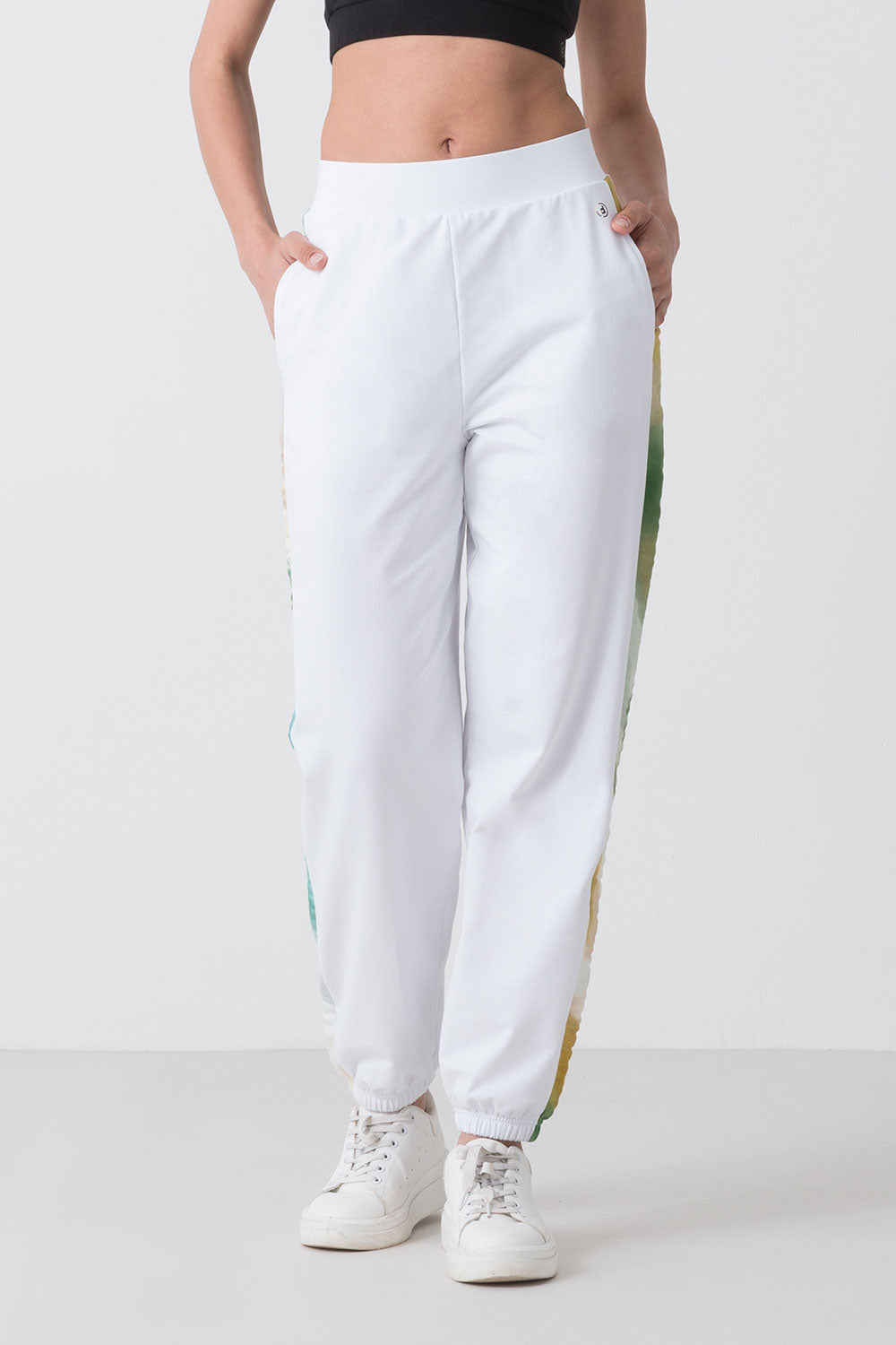 city-pantalone-dimensione-danza-con-elastico-al-fondo-e-bande-in-contrasto image 6