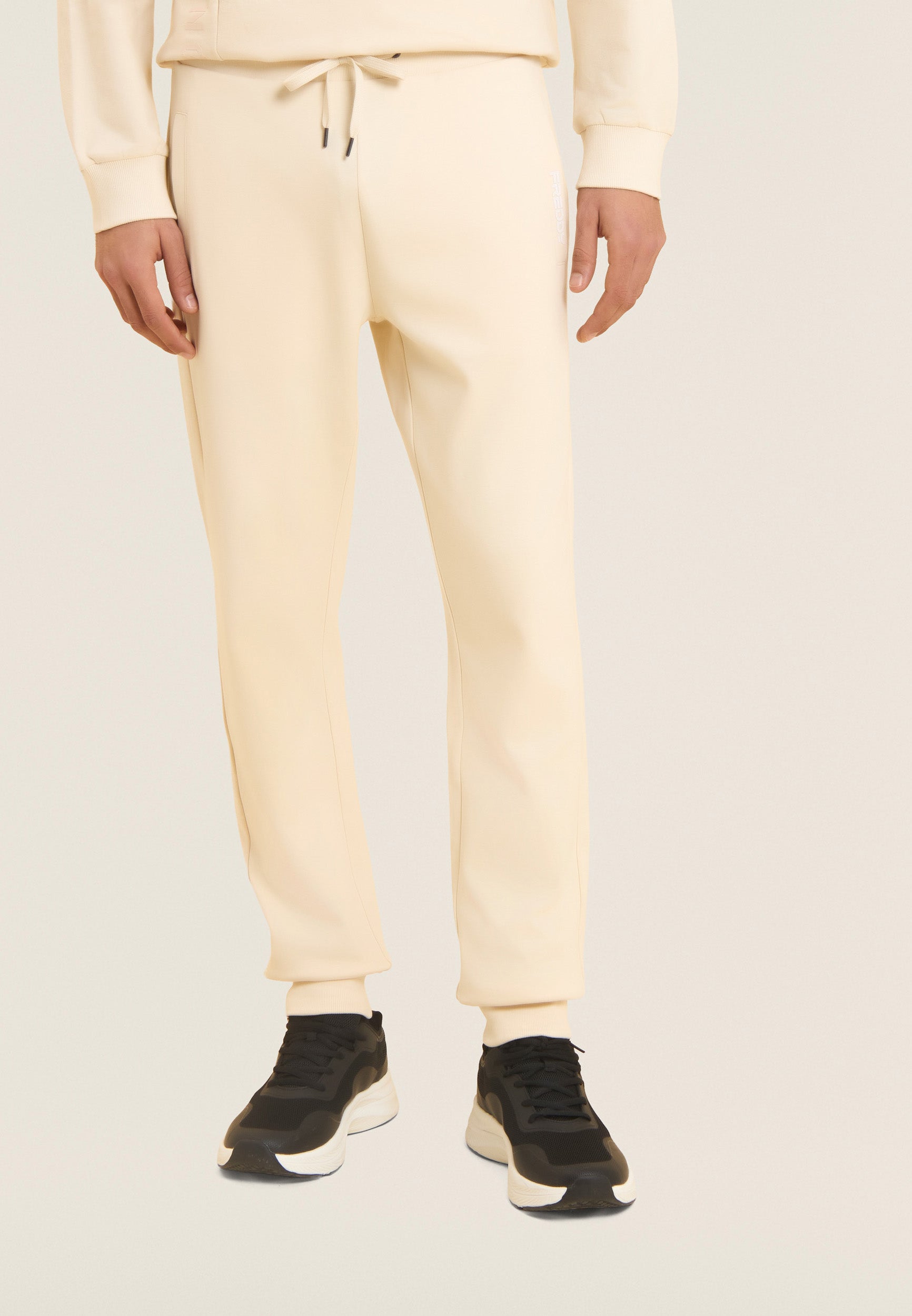 freddy-pantaloni-sportivi-in-cotone-interlock-con-taschino-posteriore-regular-fu image 1