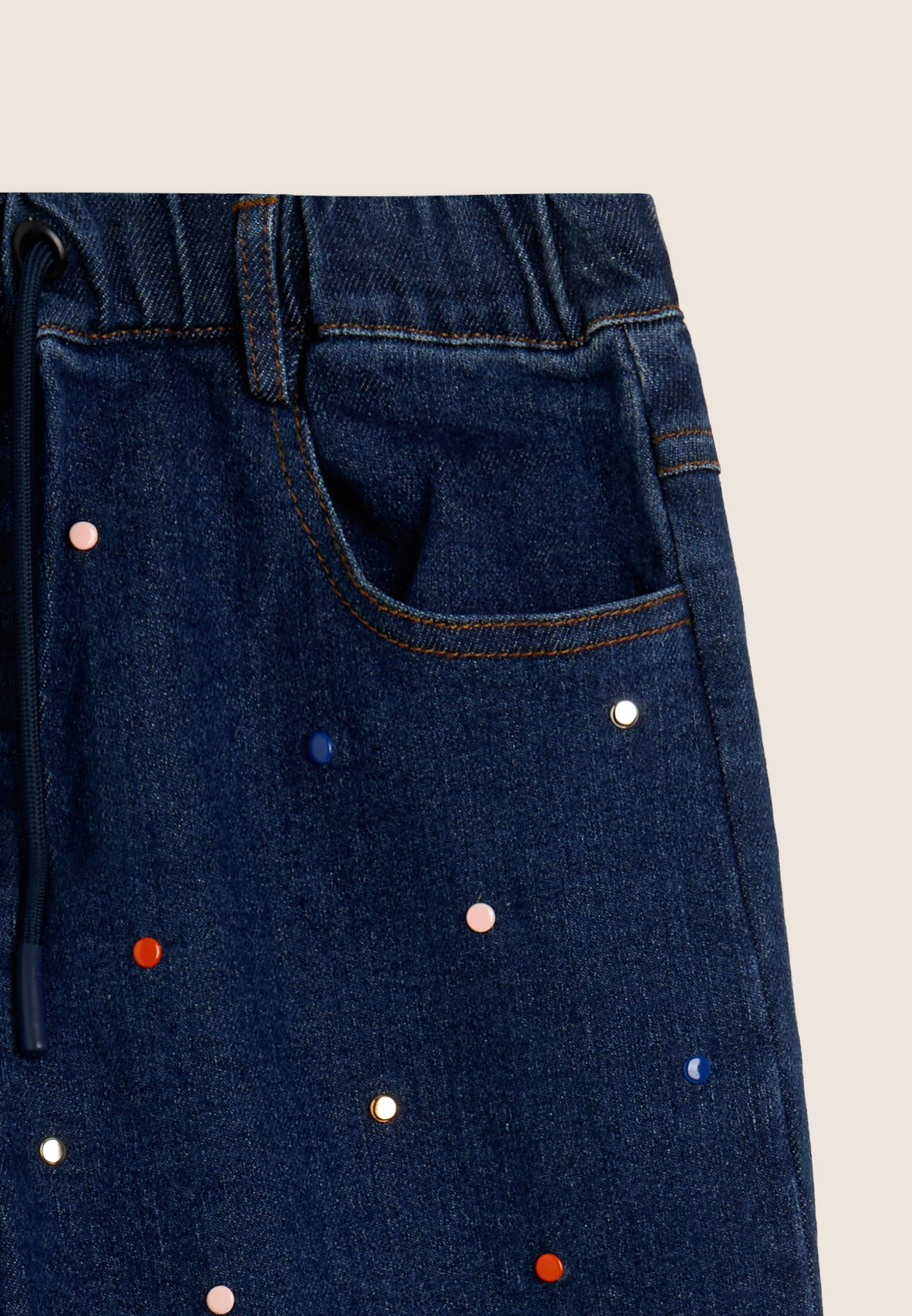 freddy-jeans-junior-flare-gamba-ampia-con-strass-multicolore image 3