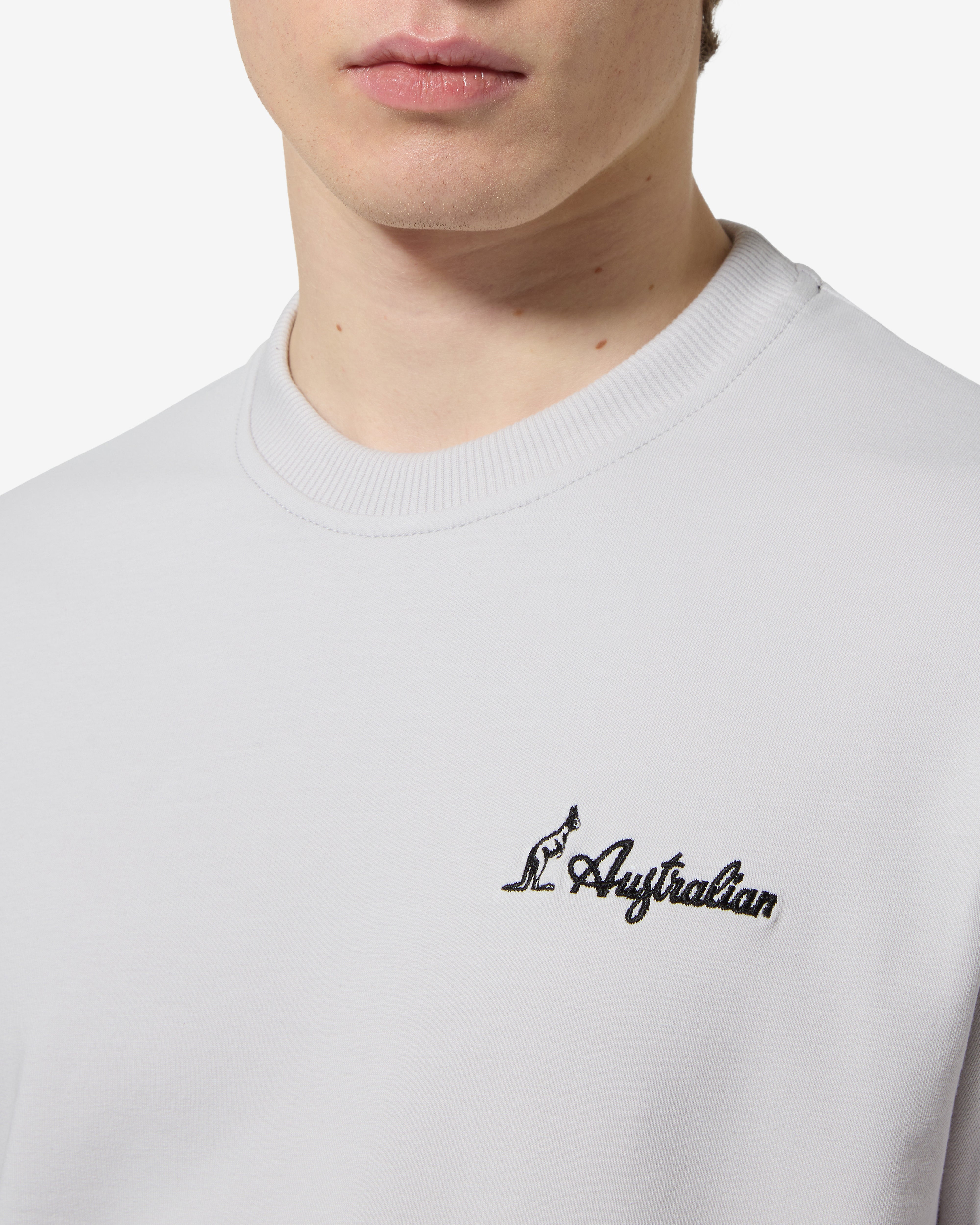australian-record-crewneck-felpa-girocollo-cenere image 3