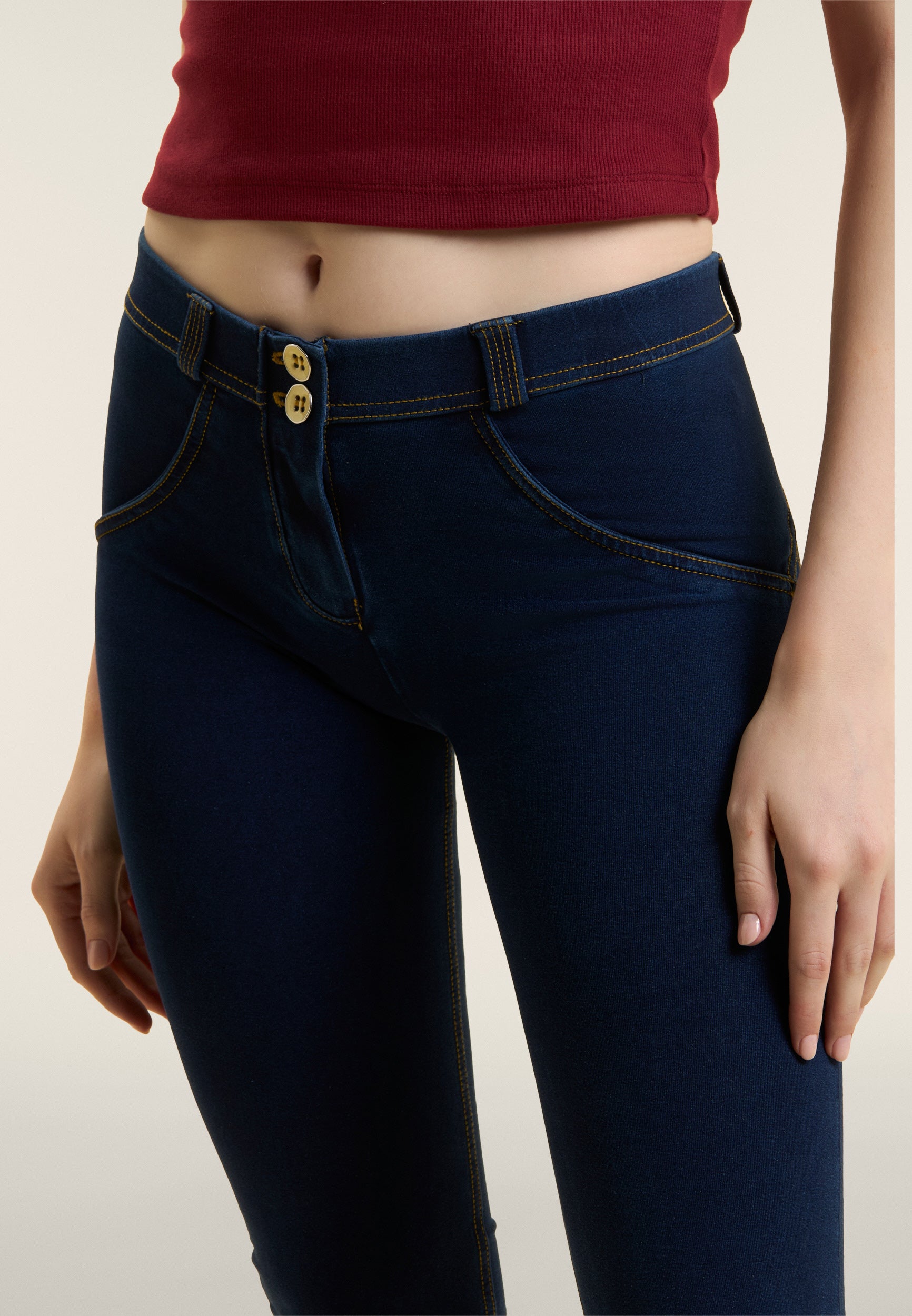 freddy-jeggings-push-up-wr-up-skinny-in-cotone-organico image 5