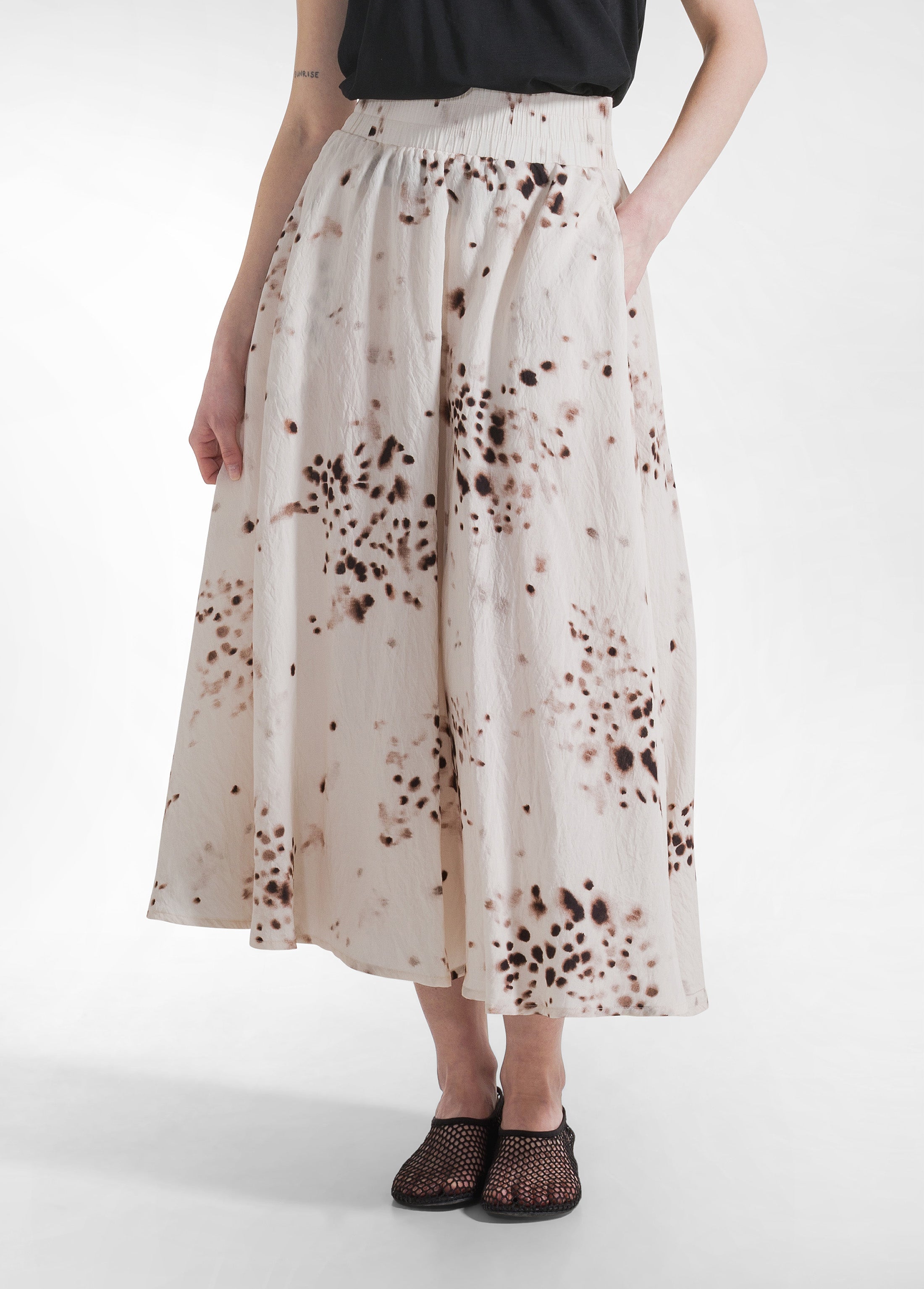 deha-gonna-in-viscosa-effetto-stropicciato-beige image 2