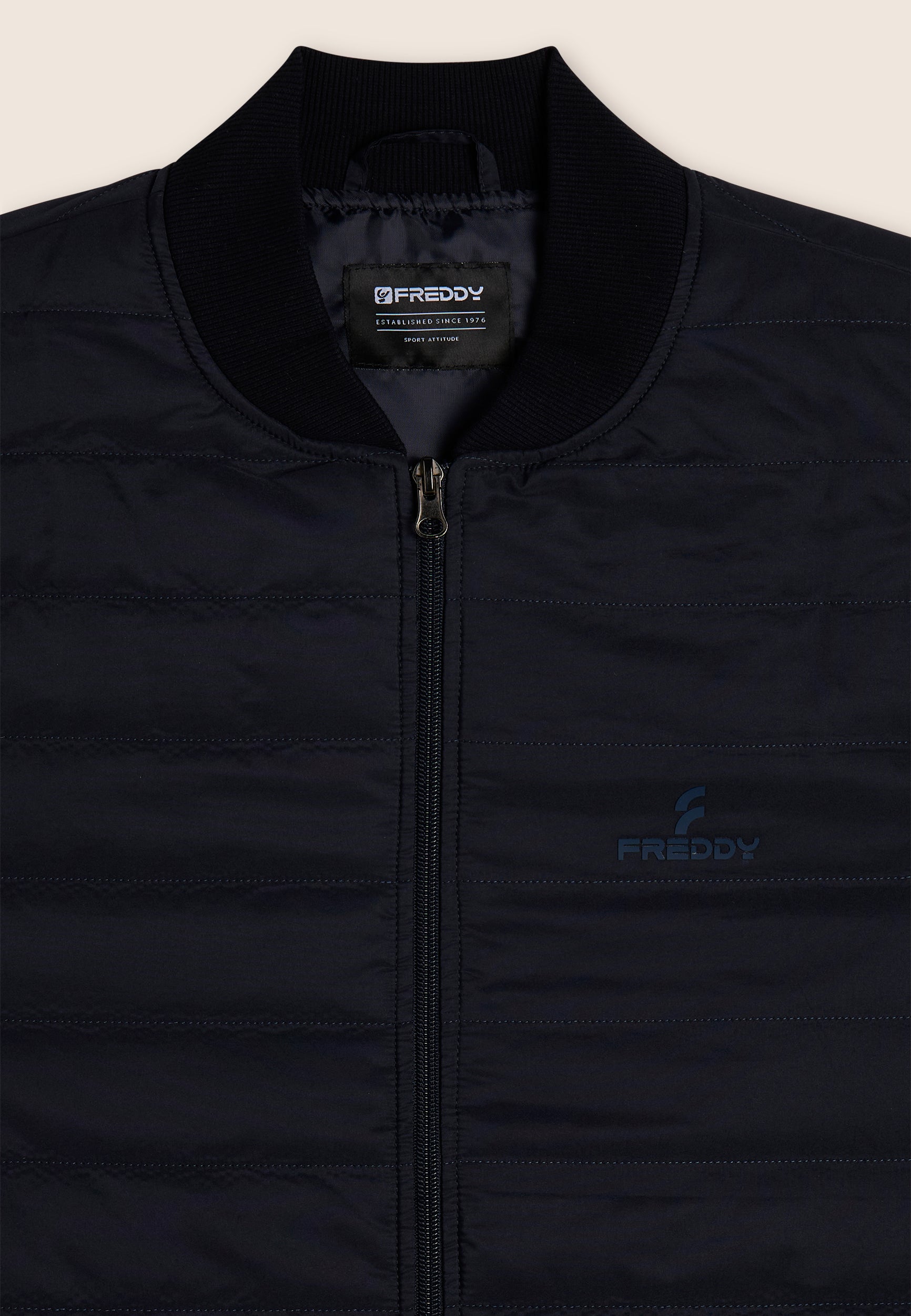 freddy-gilet-imbottito-collo-alla-coreana-in-nylon image 3