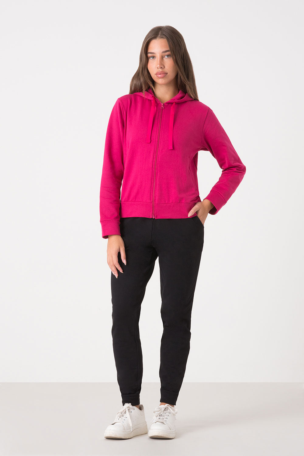 dimensione-danza-weekend-tuta-basic-full-zip-cappuccio-pantalone image 1
