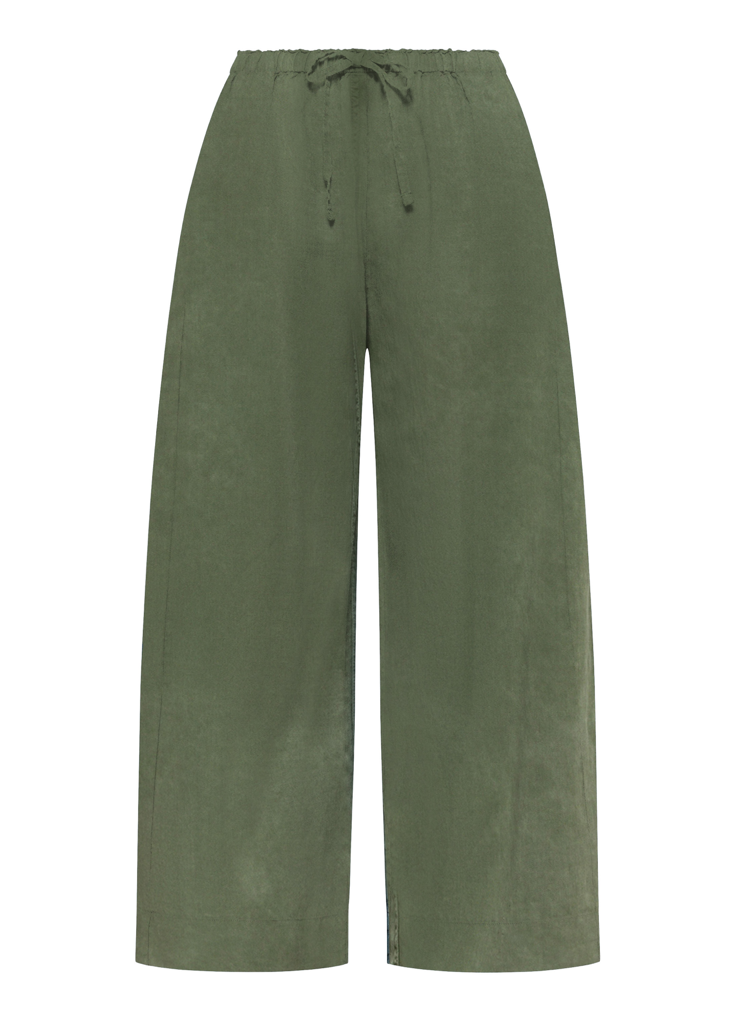 deha-pantalone-cropped-in-lino-effetto-sfumato-verde image 5