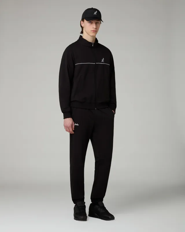 australian-essential-line-tracksuit-tuta-nera-full-zip image 1