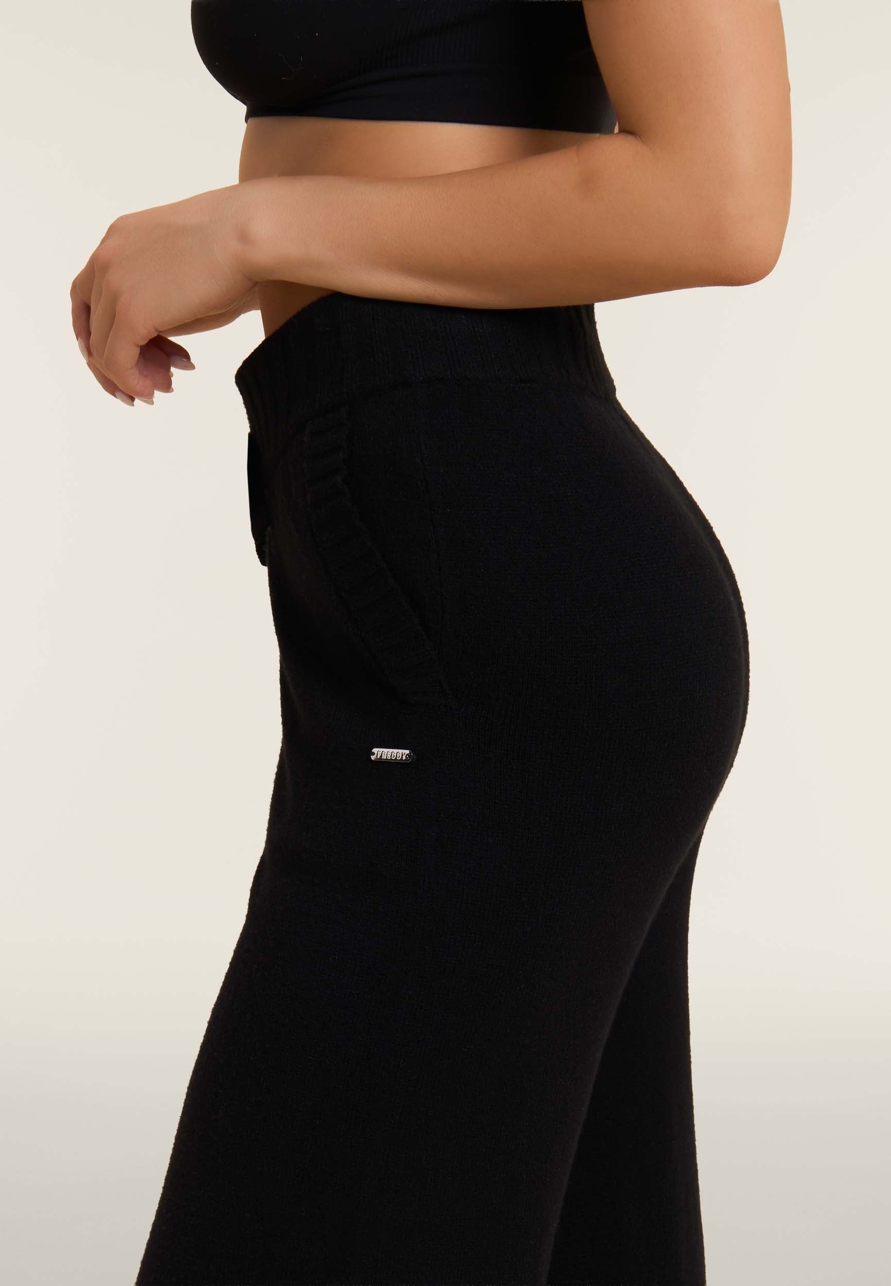freddy-pantalone-donna-wide-leg-in-tricot-con-coulisse image 4