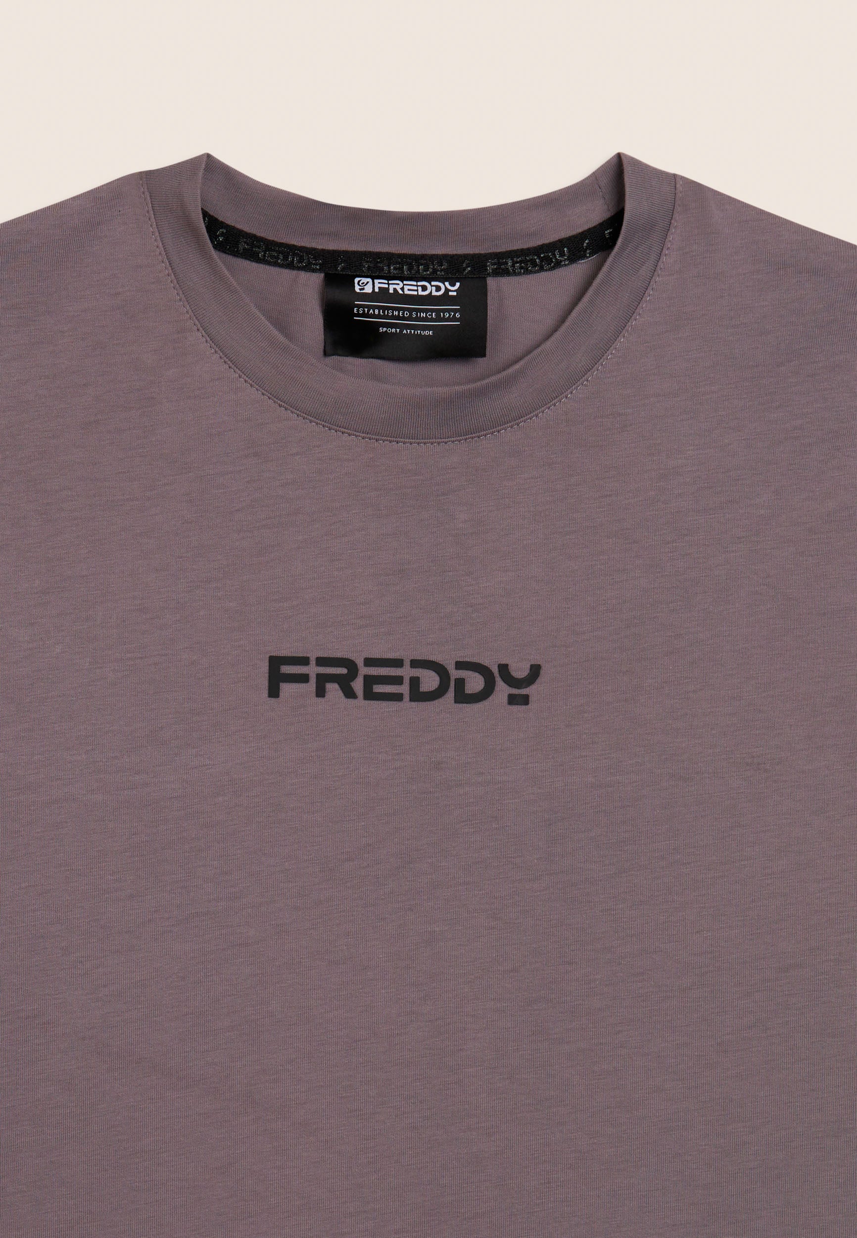 freddy-t-shirt-uomo-in-cotone-con-logo-minimal image 6