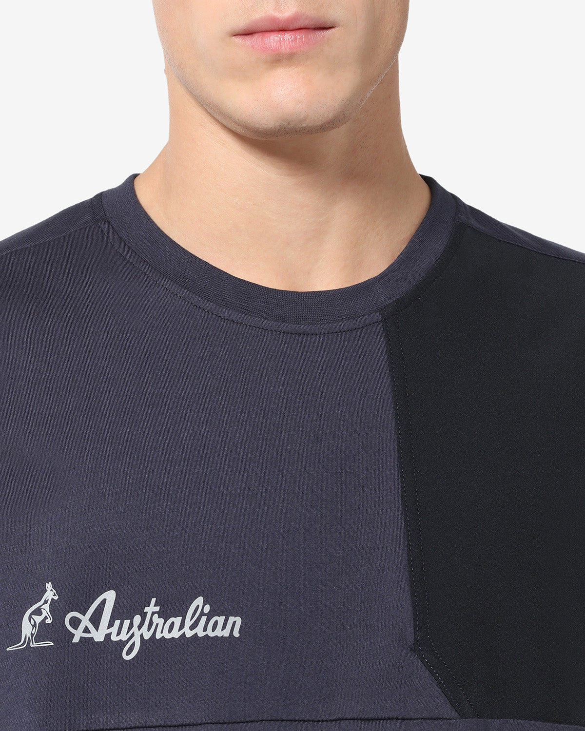 australian-tek-fleece-t-shirt-t-shirt-cotone-blu-navy image 4