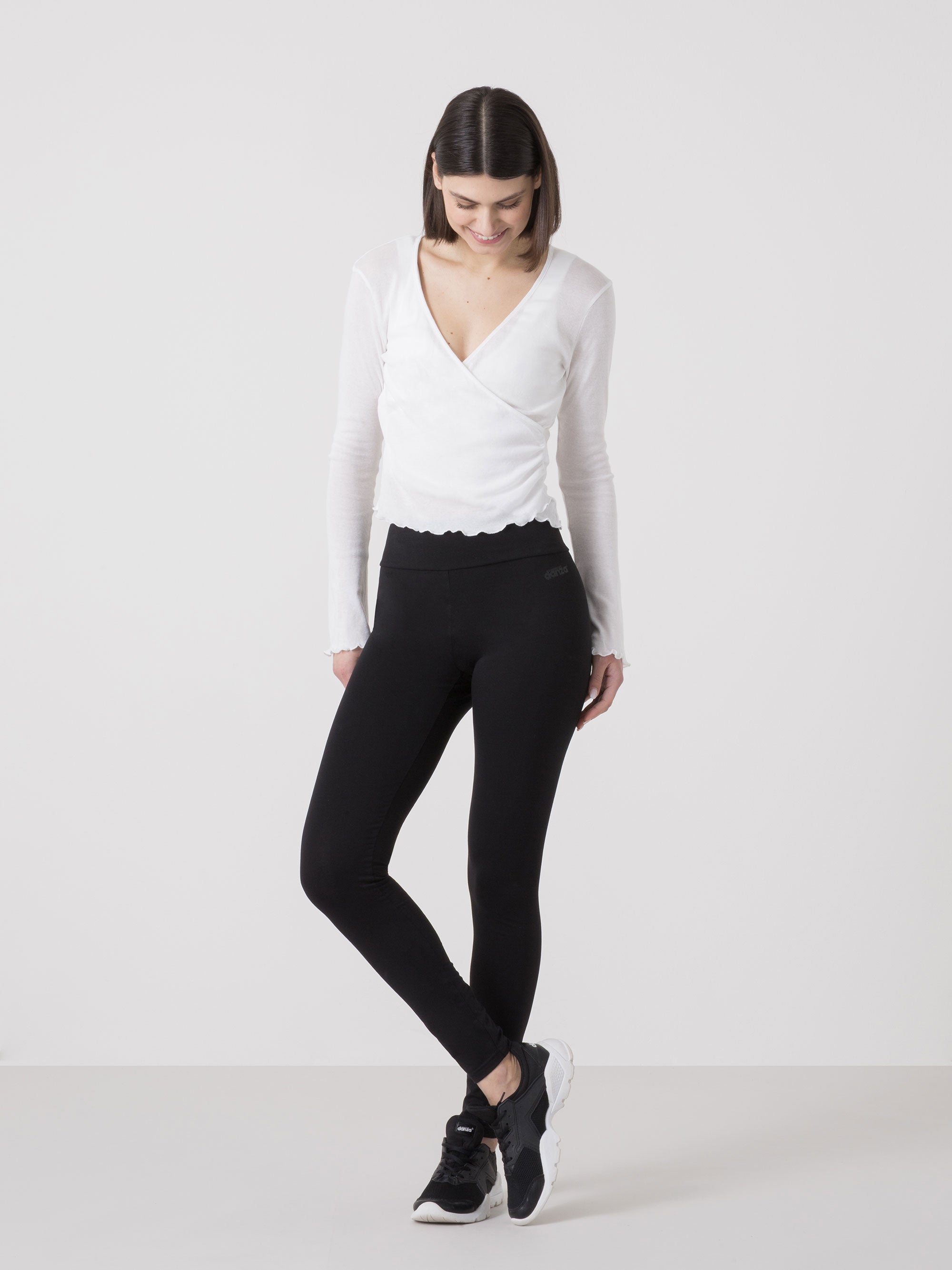 dimensione-danza-incrociatino-donna-in-rib-di-cotone-a-manica-lunga image 1