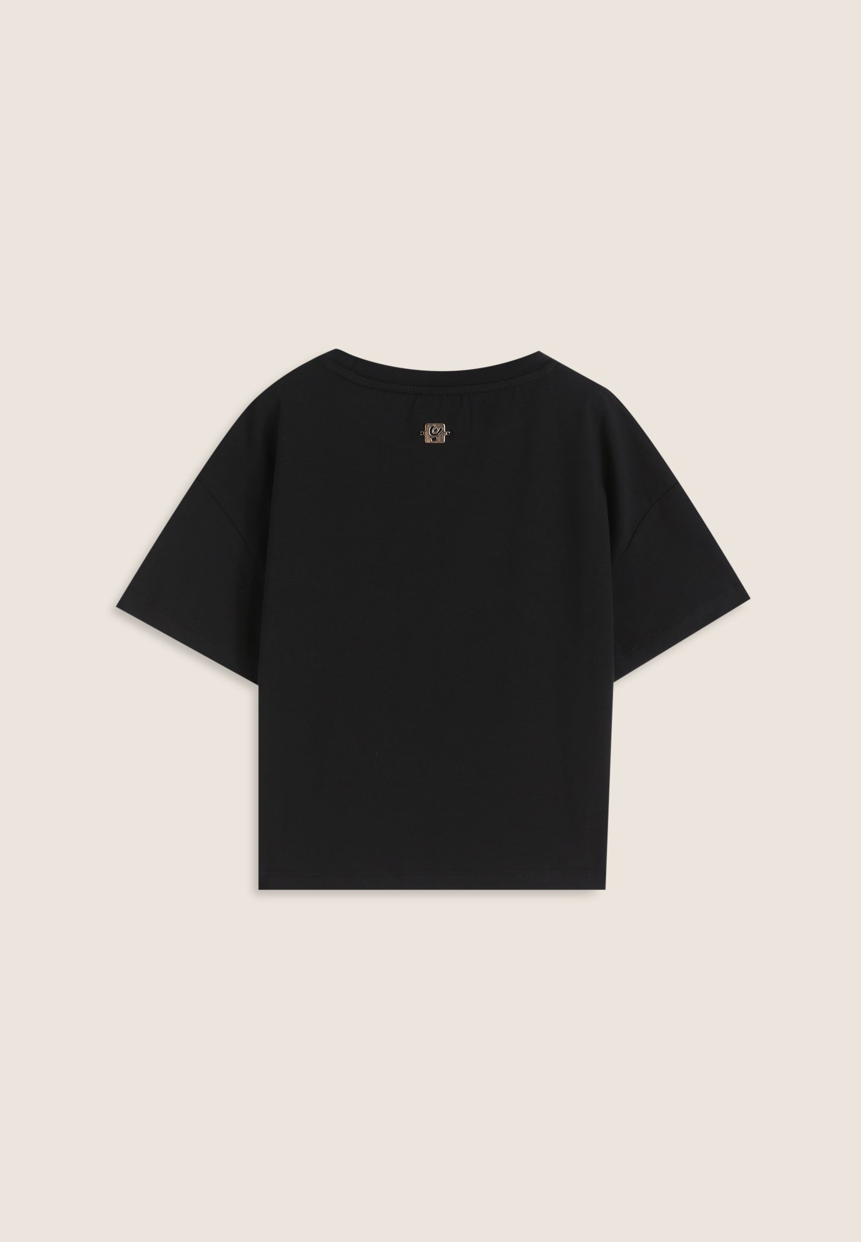 freddy-t-shirt-cropped-bambina-comfort-con-logo-borchiato image 2