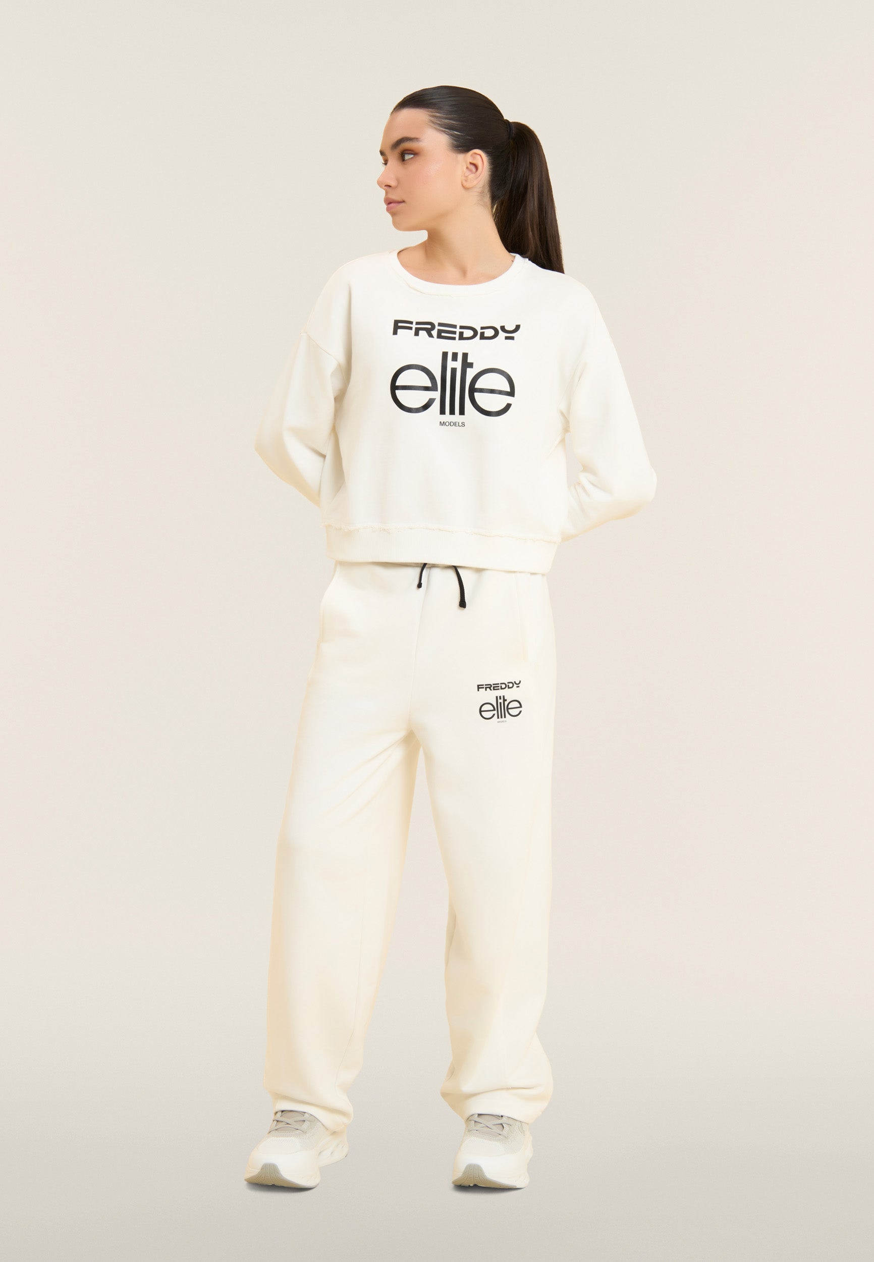 freddy-x-elite-felpa-cropped-donna-girocollo-100-cotone image 5