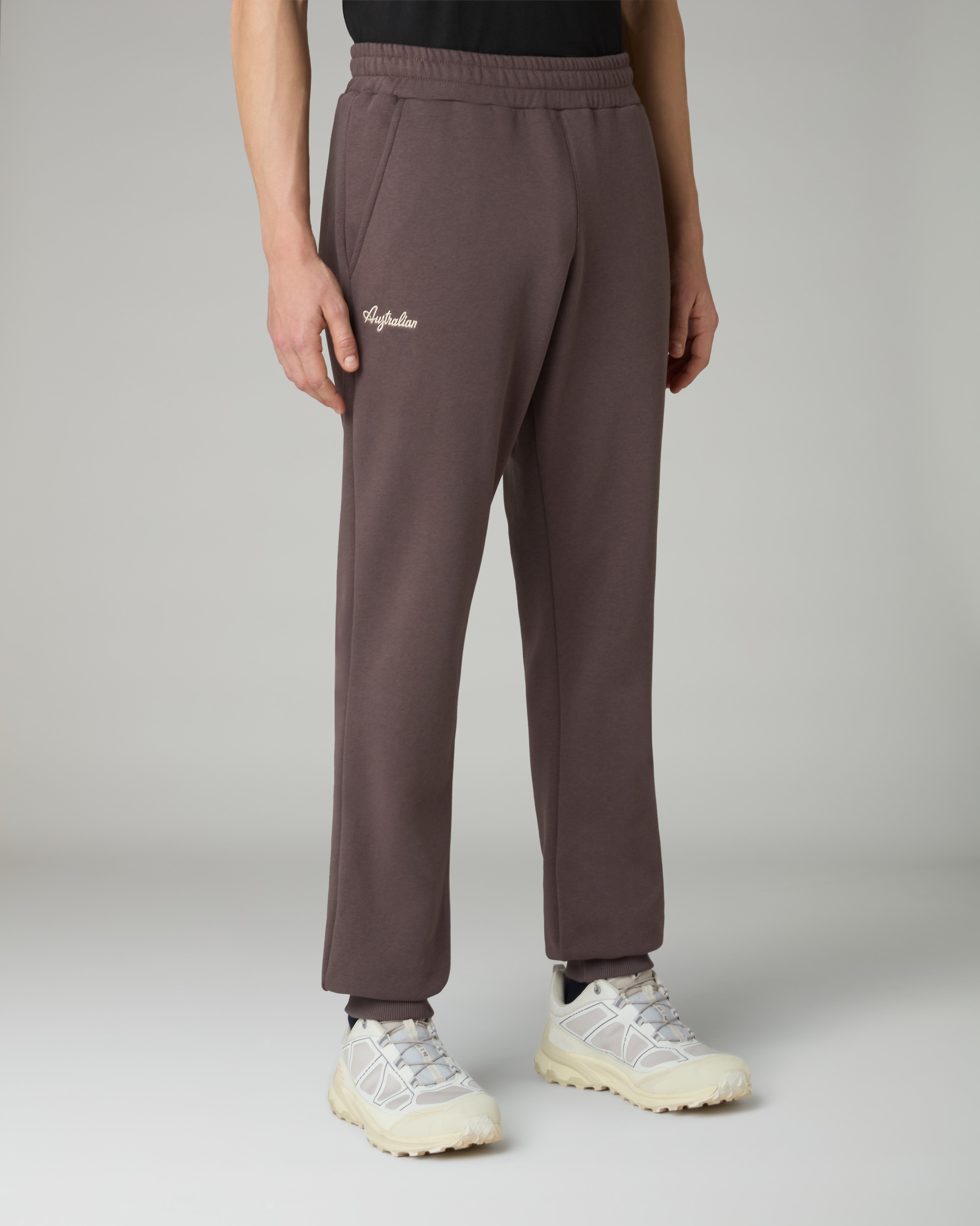 australian-essential-pantaloni-tuta-in-felpa-caff image 1