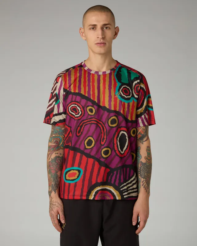 australian-jagera-t-shirt-ace-elasticizzata-bordeaux-all-over-made-in-italy image 1