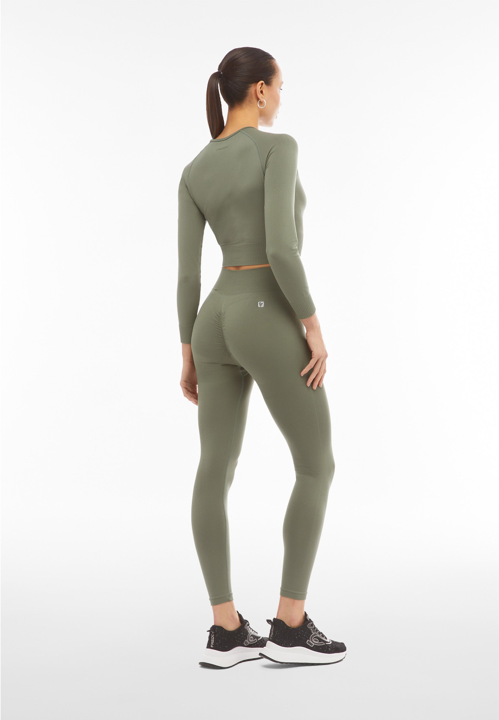 freddy-top-corto-manica-lunga-seamless-in-poliammide-riciclata image 3