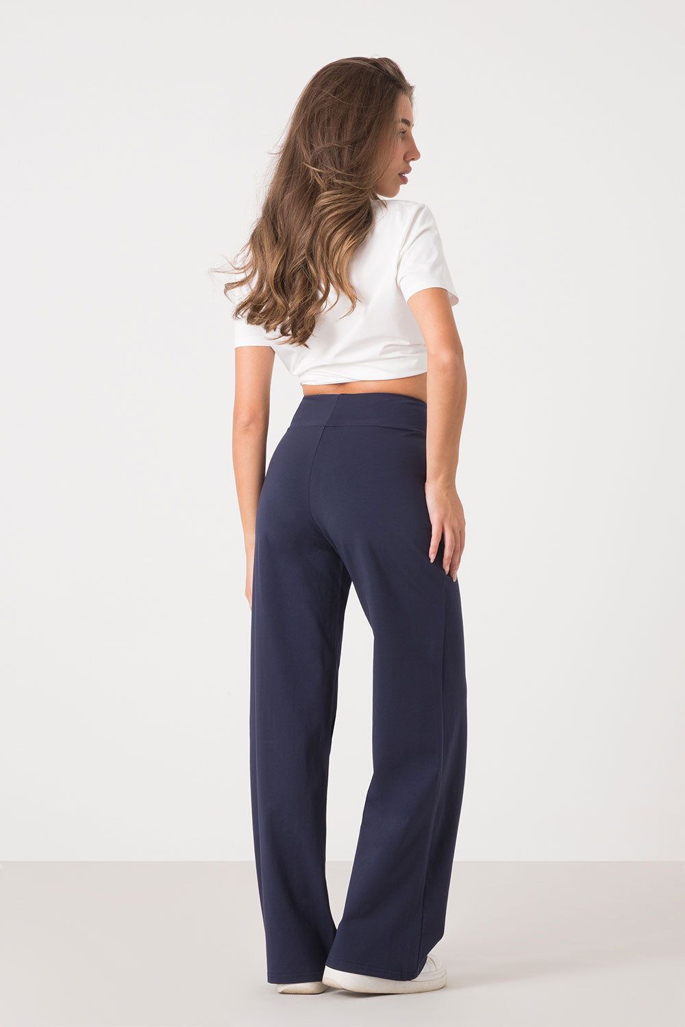 dimensione-danza-basic-pantalone-jersey-stretch-vita-alta-gamba-ampia image 7