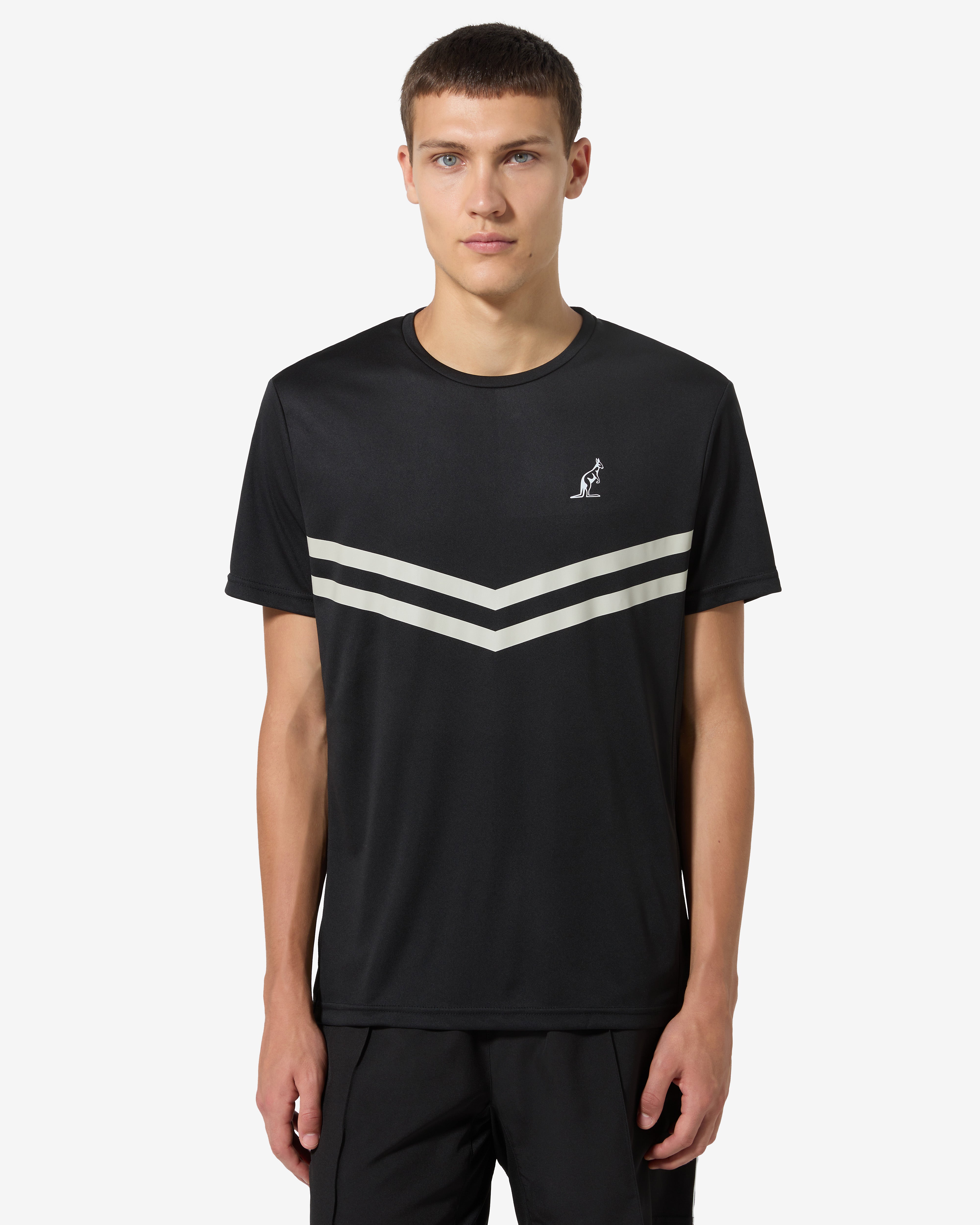 australian-tennis-crew-ace-t-shirt-maglia-tecnica-nero image 1