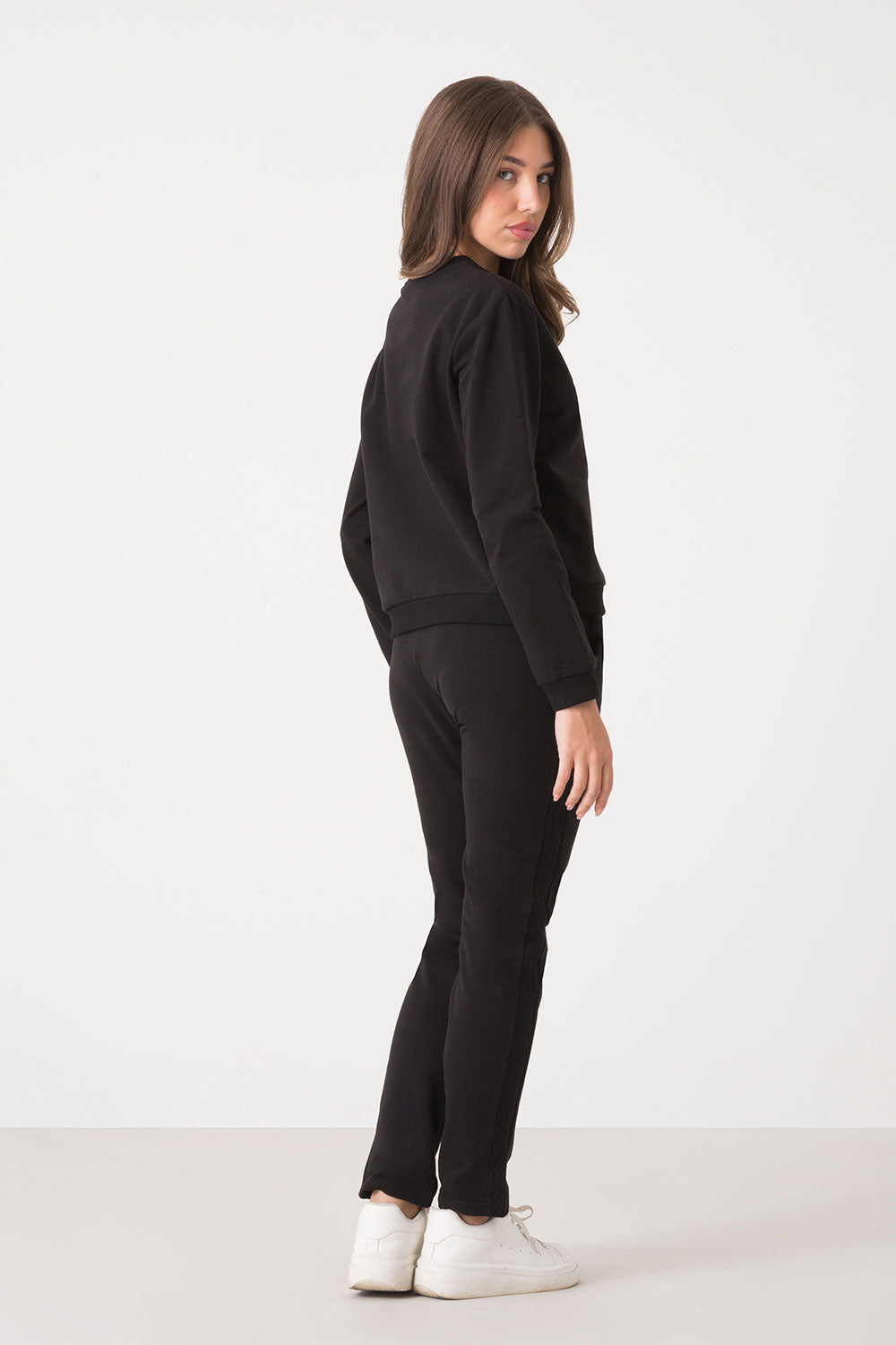dimensione-danza-maglia-felpa-stretch-con-inserto-in-pizzo image 2
