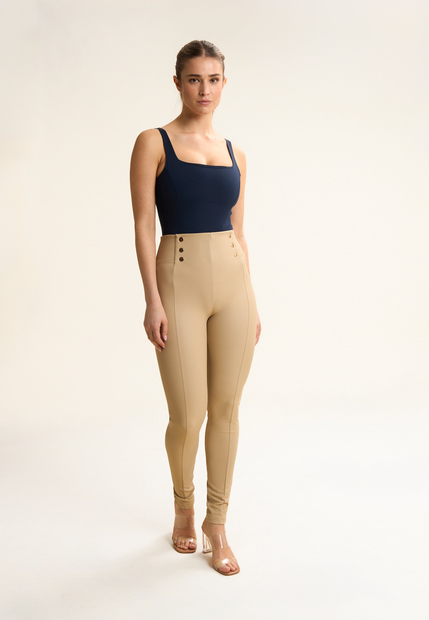 freddy-pantaloni-wr-up-similpelle-vita-alta-superskinny-con-bottoni image 2