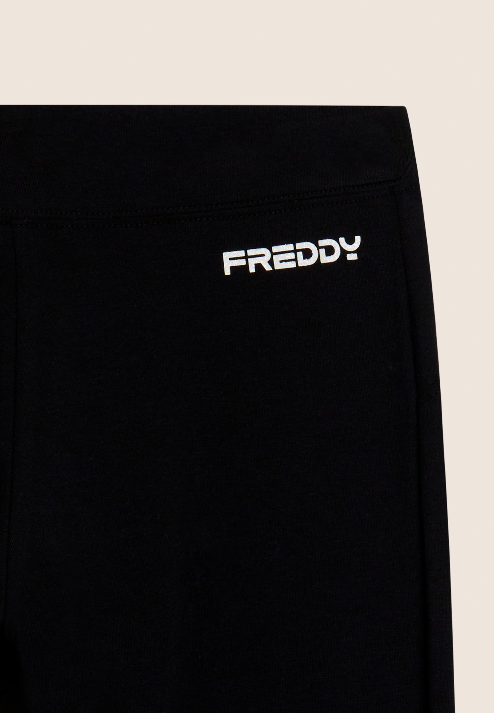 freddy-leggings-corsaro-jersey-cotone-logo-glitter-donna image 7
