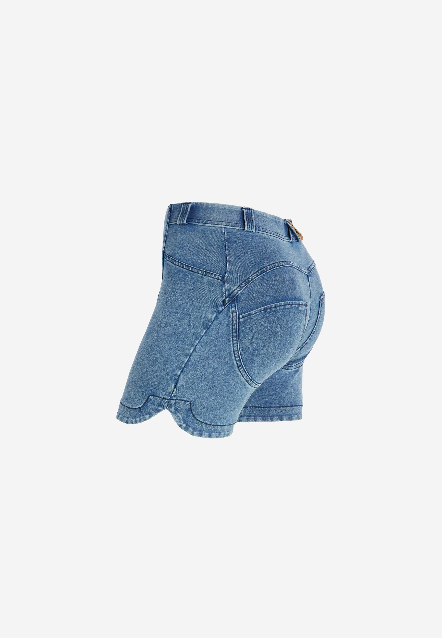 freddy-shorts-wr-up-vita-con-pinces-in-jersey-denim-fondo-stondato image 7