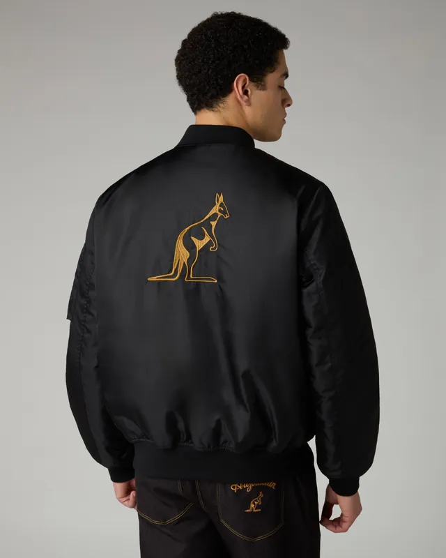 australian-archive-bomber-jacket-giubbotto-nylon-twill-nero image 1