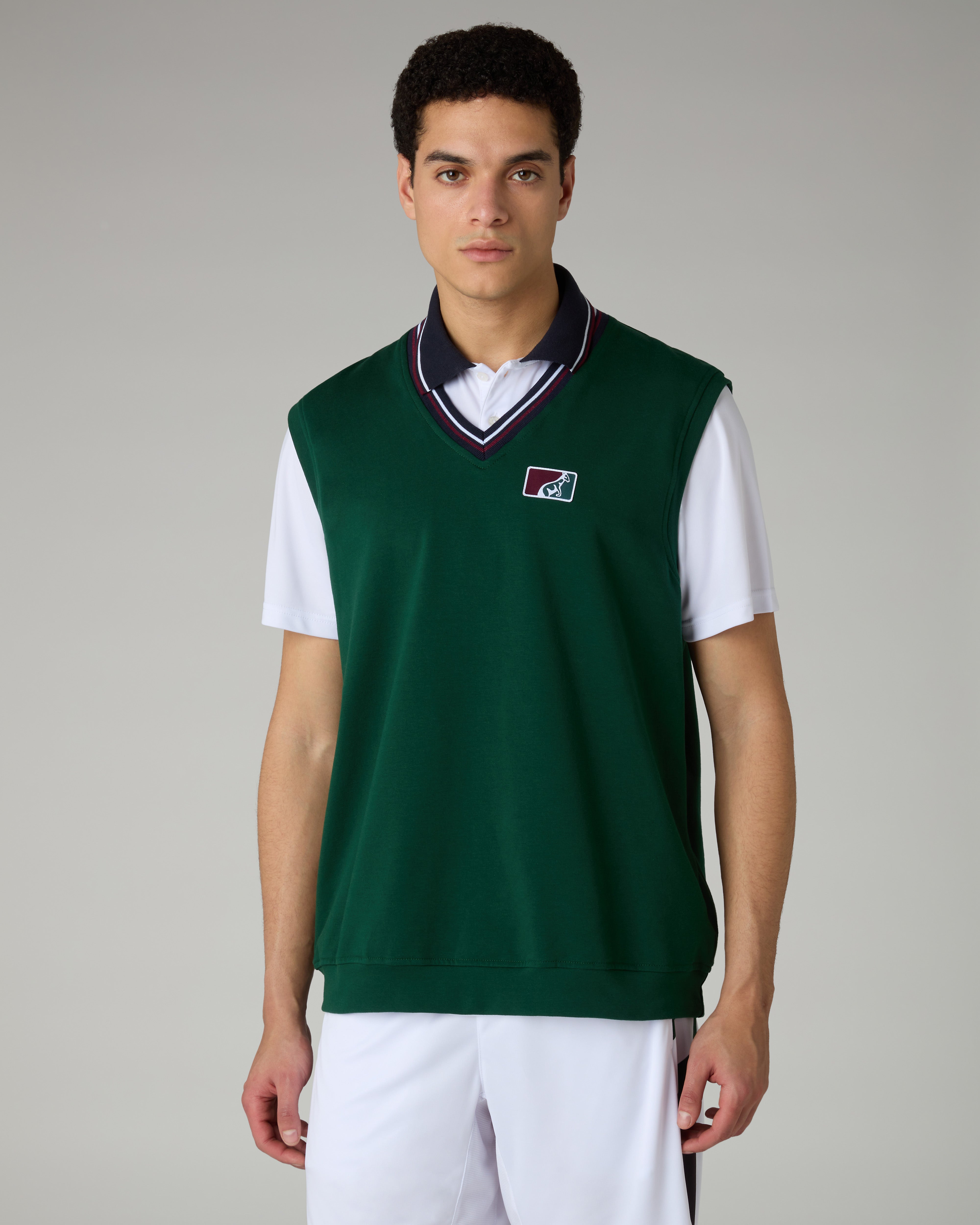 australian-classic-gilet-tennis-in-felpa-garzata image 1