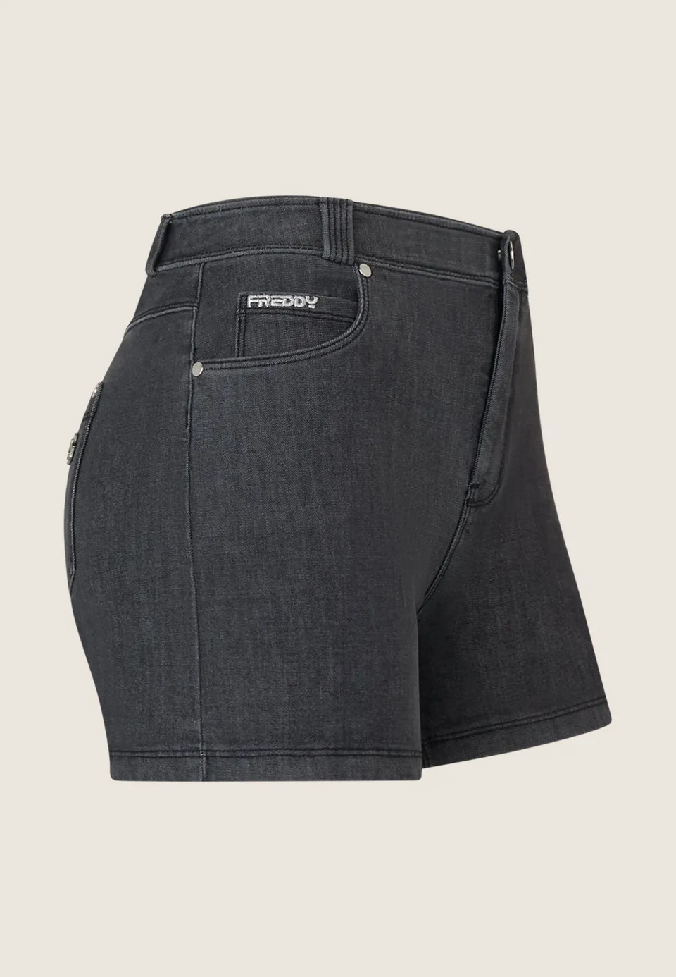 freddy-jeans-skinny-donna-vita-regular-5-tasche-elasticizzati-lunghezza-short image 1