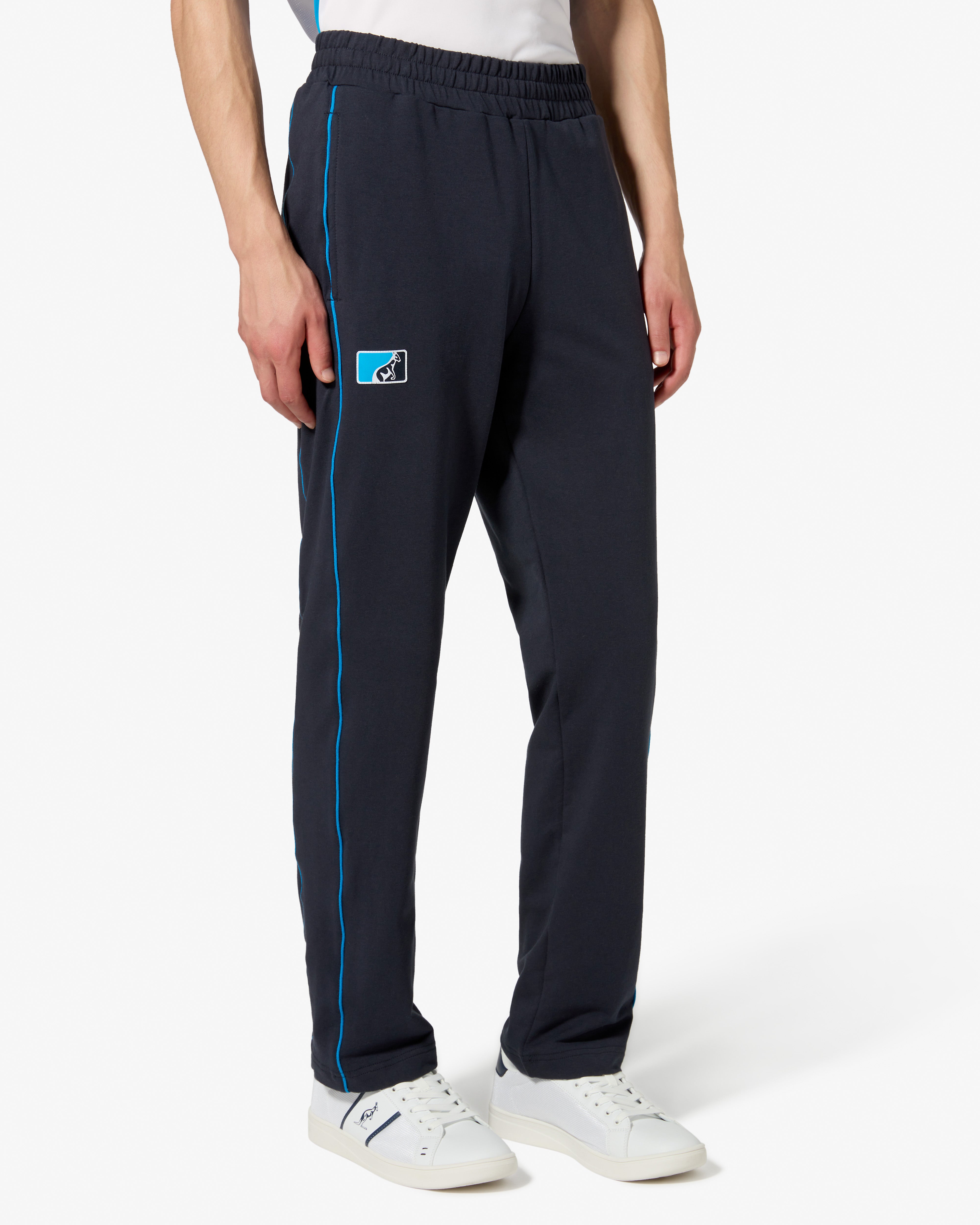 australian-league-track-pant-felpa-blu-navy-pantalone-tuta-tennis-made-in-italy image 1