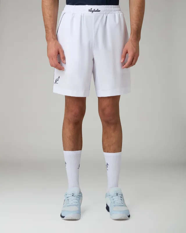 australian-slam-classic-short-short-tennis-bi-elastico-con-piping image 1