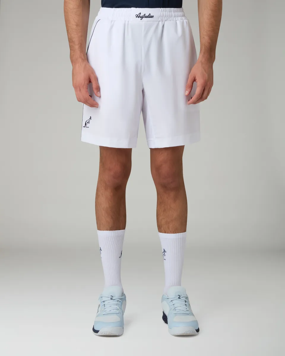 australian-slam-classic-short-short-tennis-bi-elastico-con-piping image 1