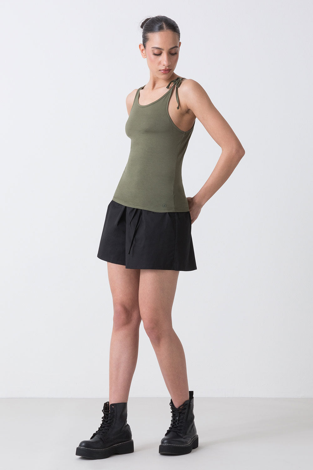 dimensione-danza-basic-top-con-nodo-canotta-jersey-cotone-aderente image 7