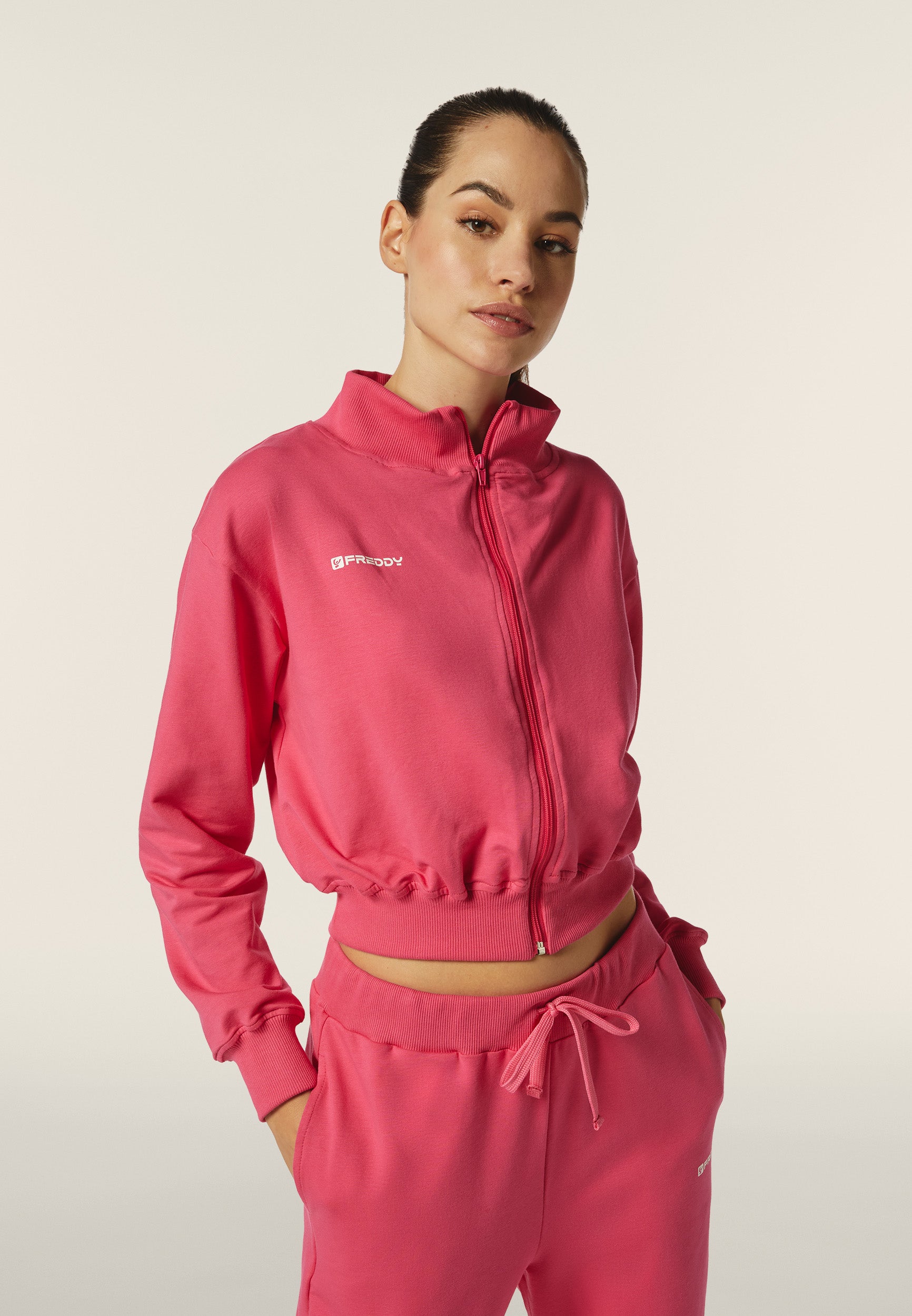 freddy-tuta-sportiva-attitude-donna-e-junior-felpa-cropped-pantalone image 3