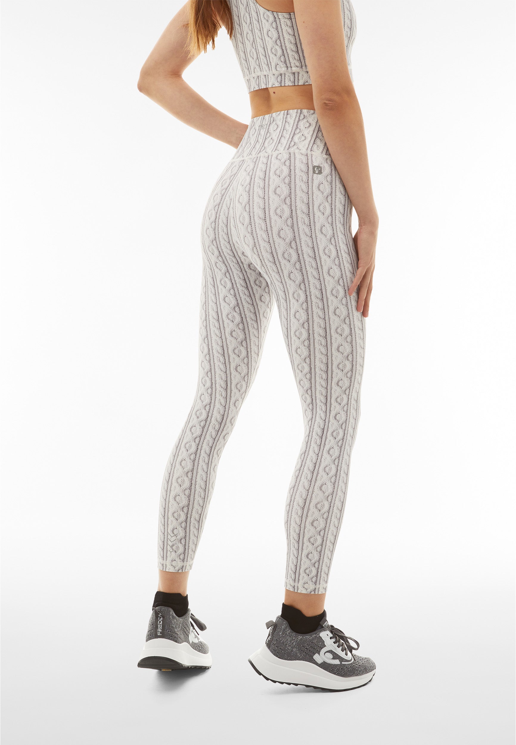 freddy-superfit-leggings-7-8-vita-super-alta-stampa-tricot image 3