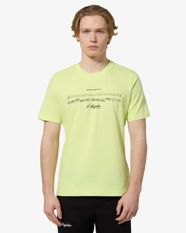 australian-symphony-t-shirt-t-shirt-cotone-lime-regular-fit image 1