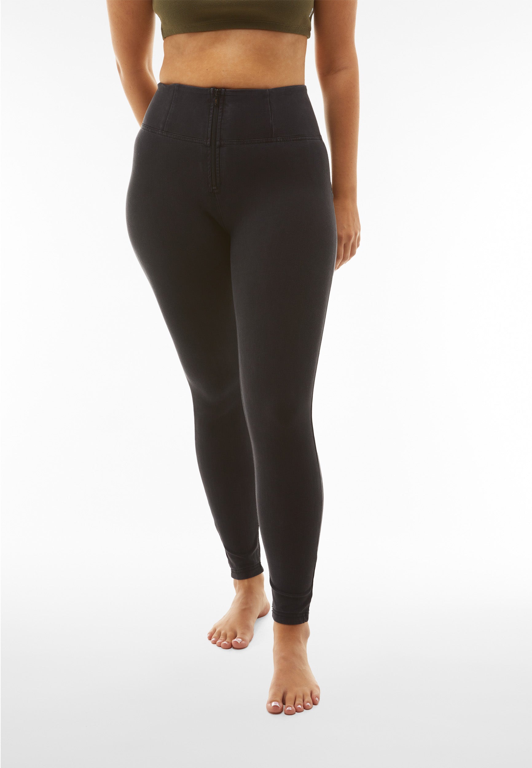 freddy-pantaloni-push-up-wr-up-effetto-denim-superskinny-vita-alta image 1