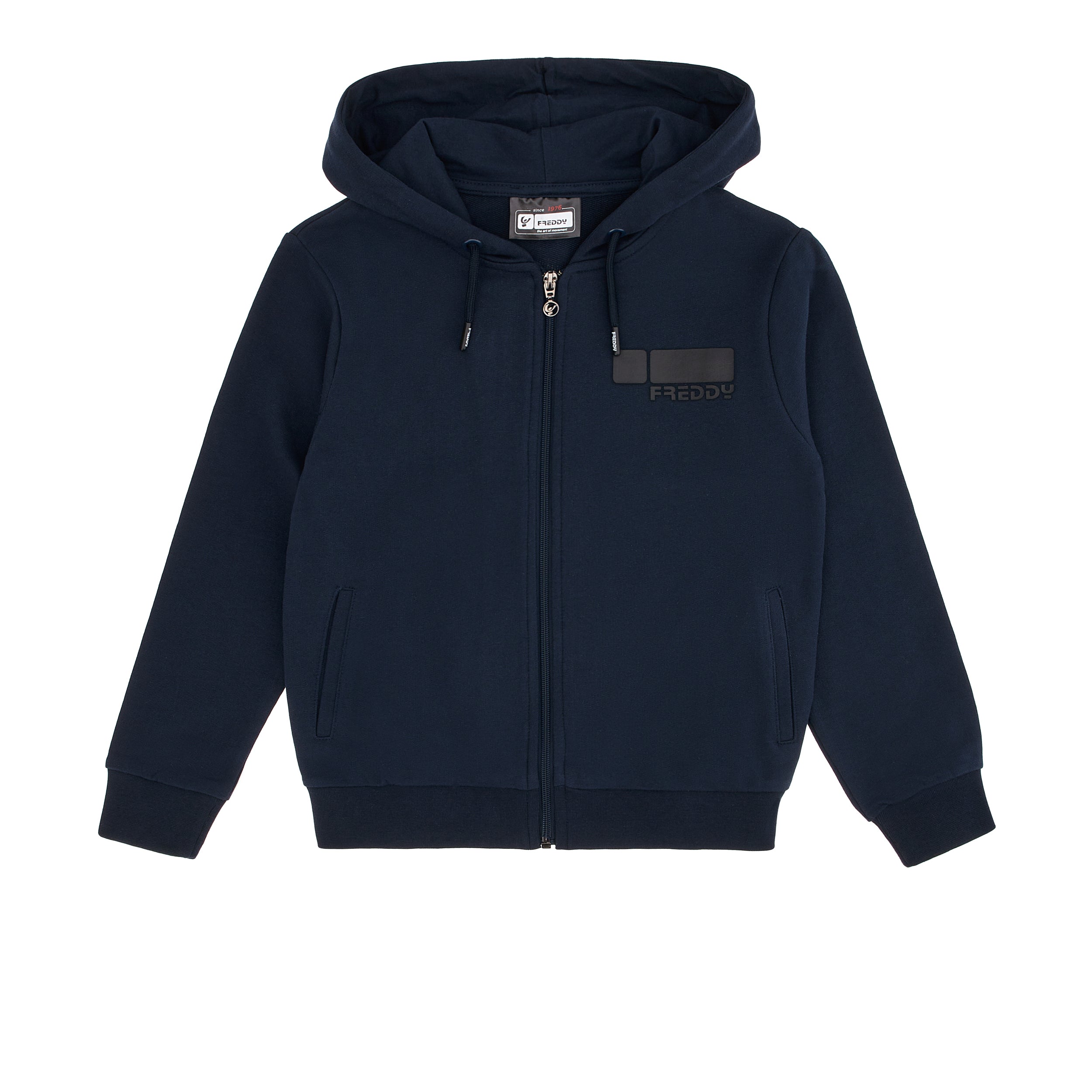 freddy-felpa-full-zip-con-cappuccio-e-stampe-a-contrasto image 5