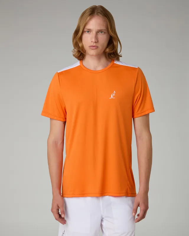 australian-court-t-shirt-tecnica-ace-arancio-acceso image 1